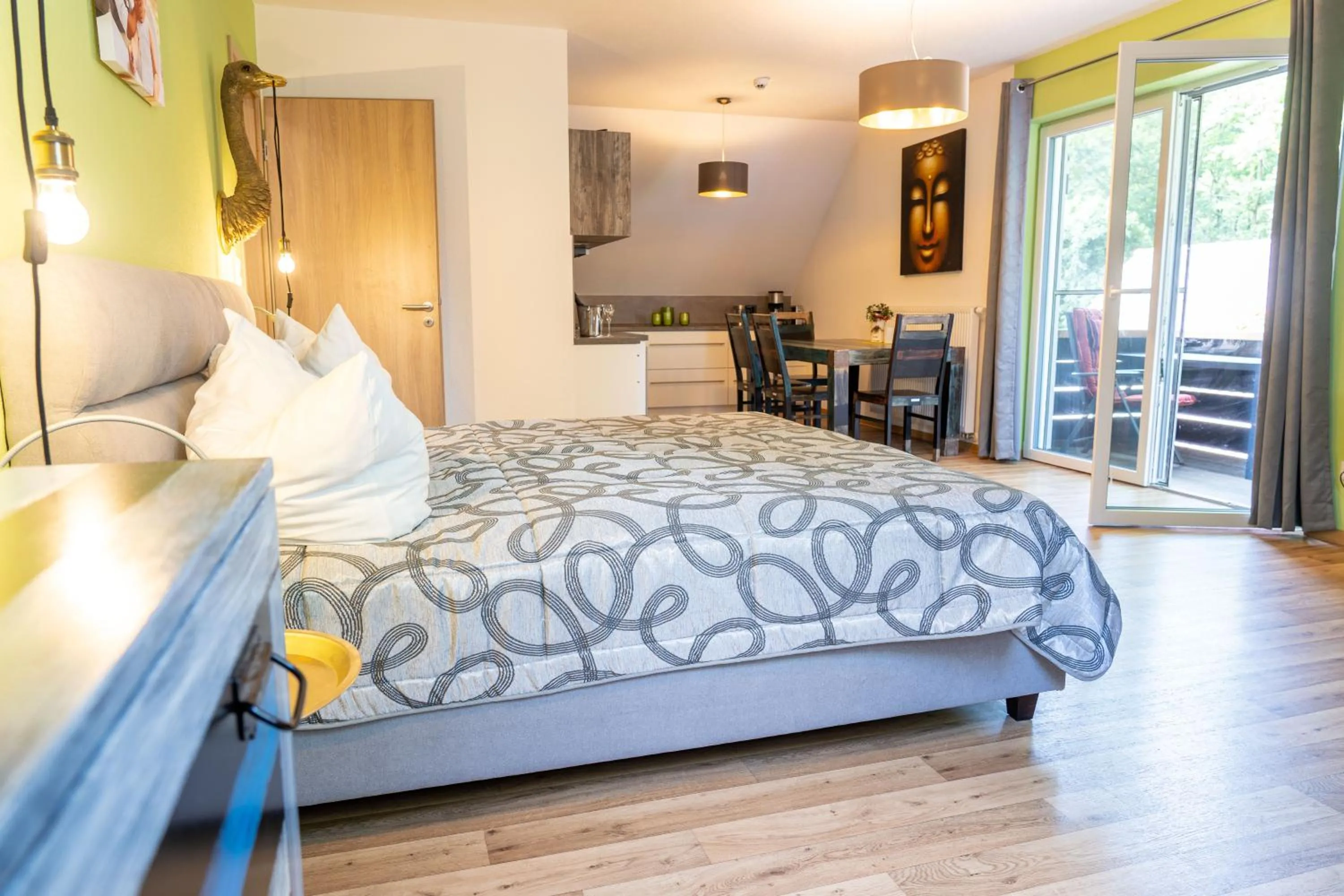 Bed in Hotel Zur Waldhufe