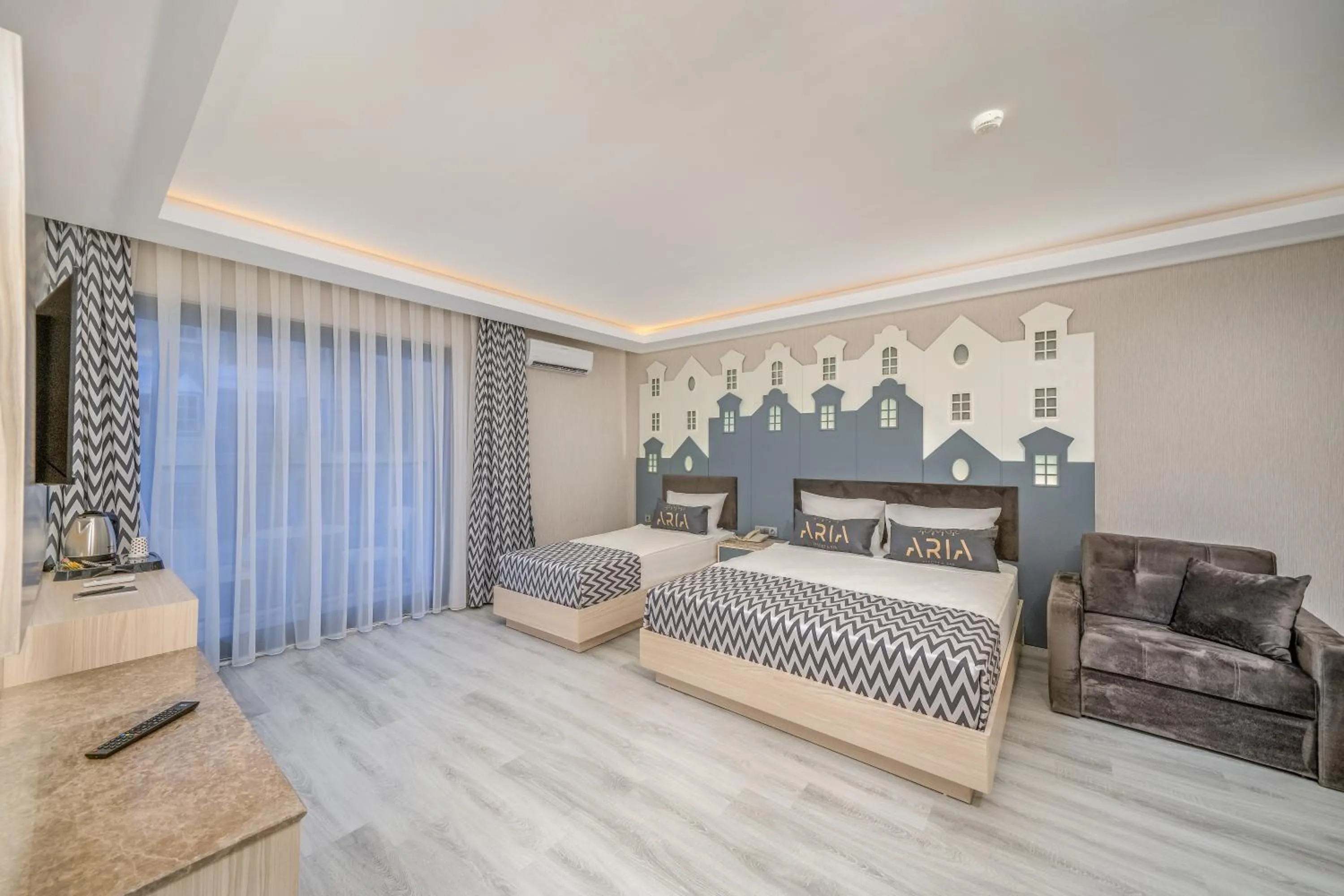Bedroom, Bed in ARIA RESORT & SPA HOTEL Ultra All Inclusive
