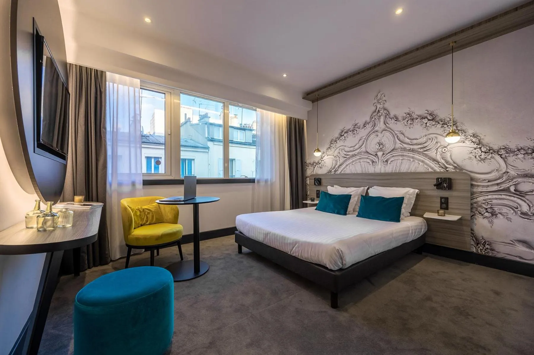 Bed in Nemea Appart Hotel Paris Levallois