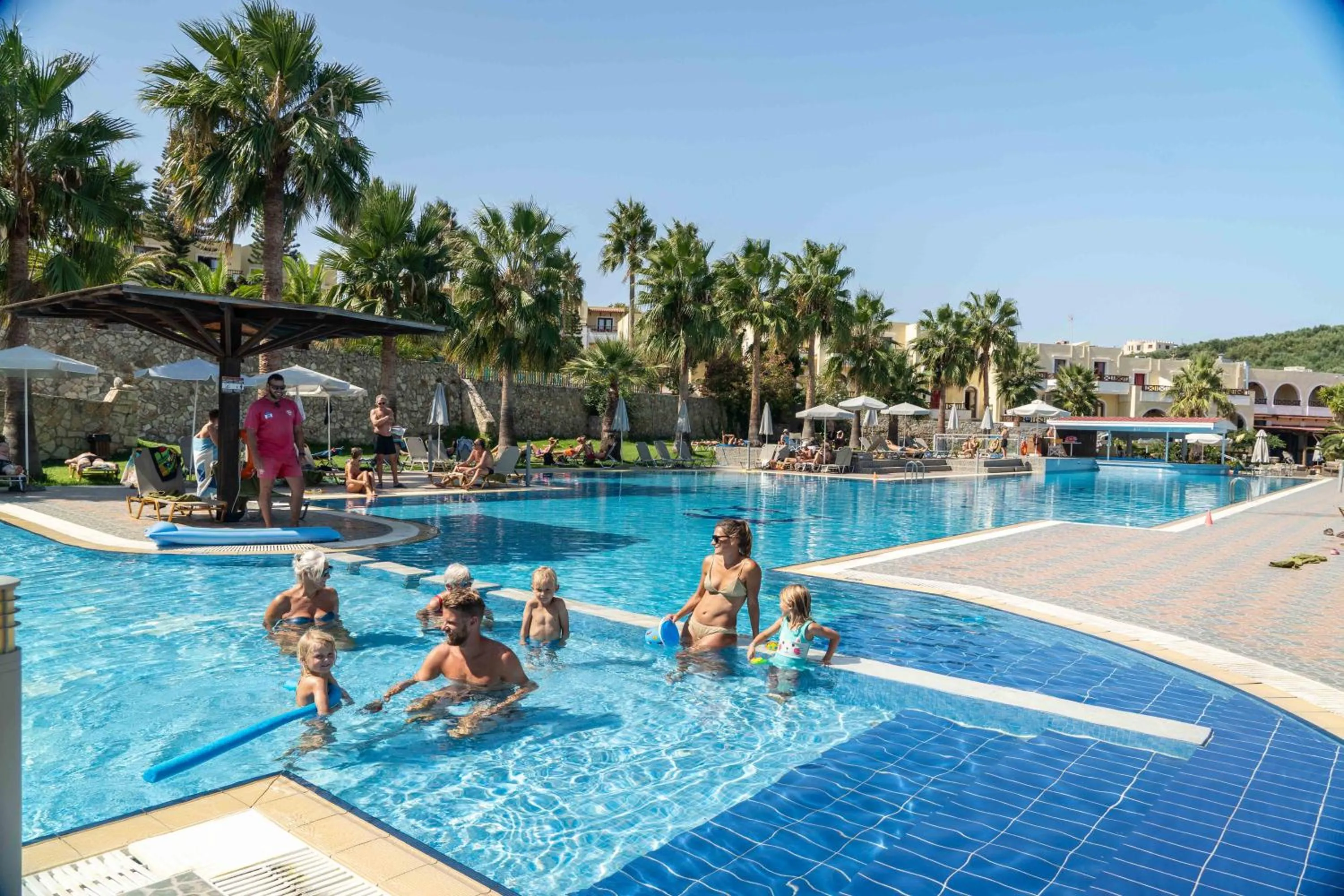 Swimming pool in Almyrida Village & Waterpark