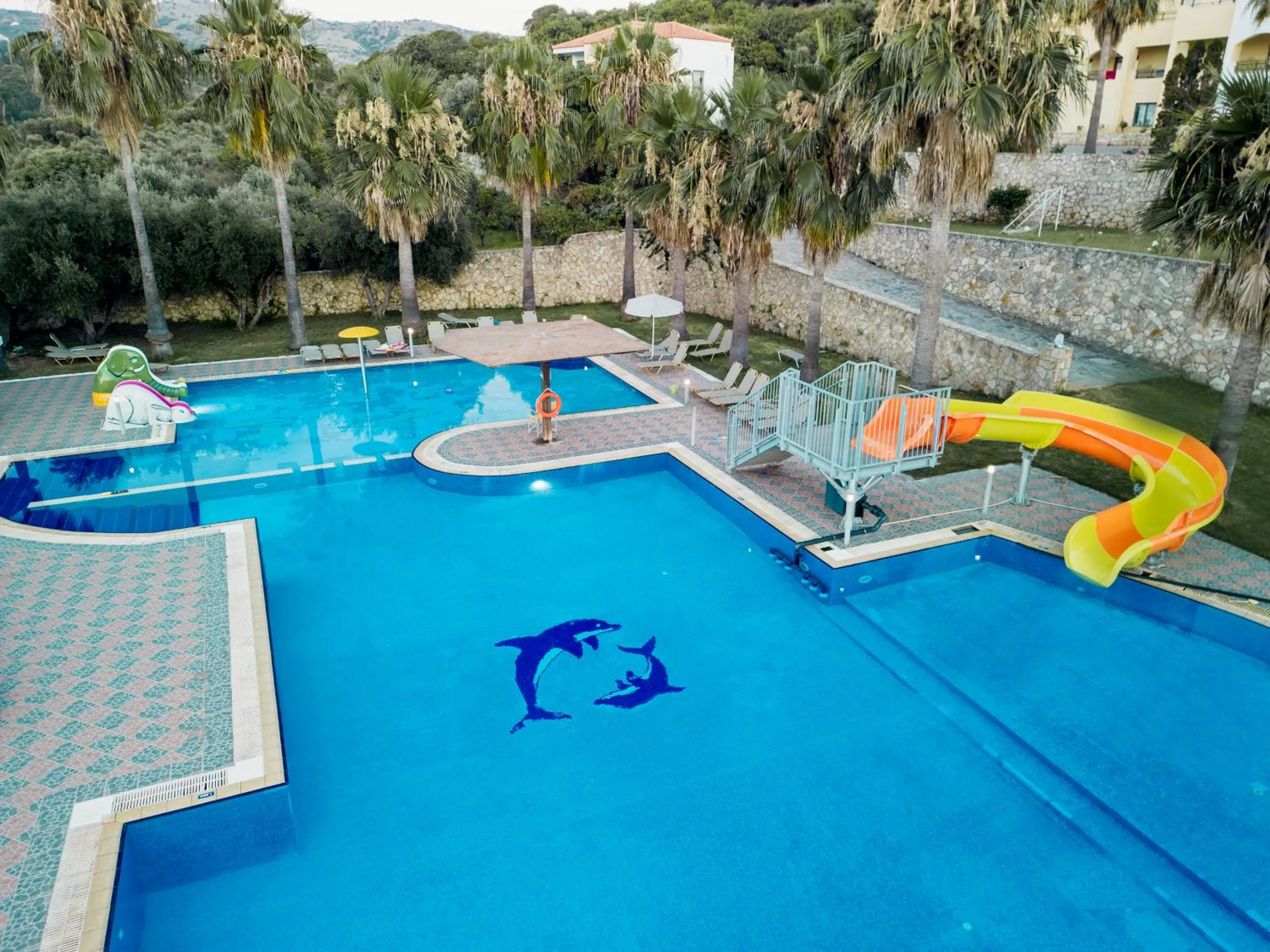 Aqua park in Almyrida Village & Waterpark