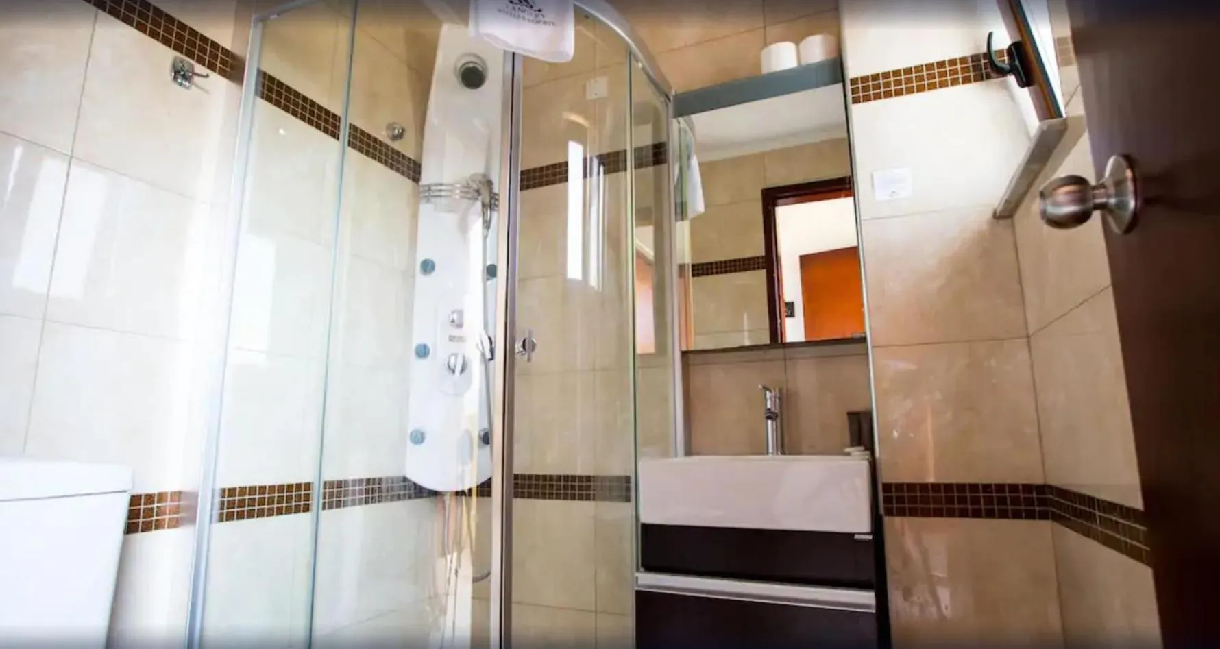 Bathroom in Almyrida Village & Waterpark