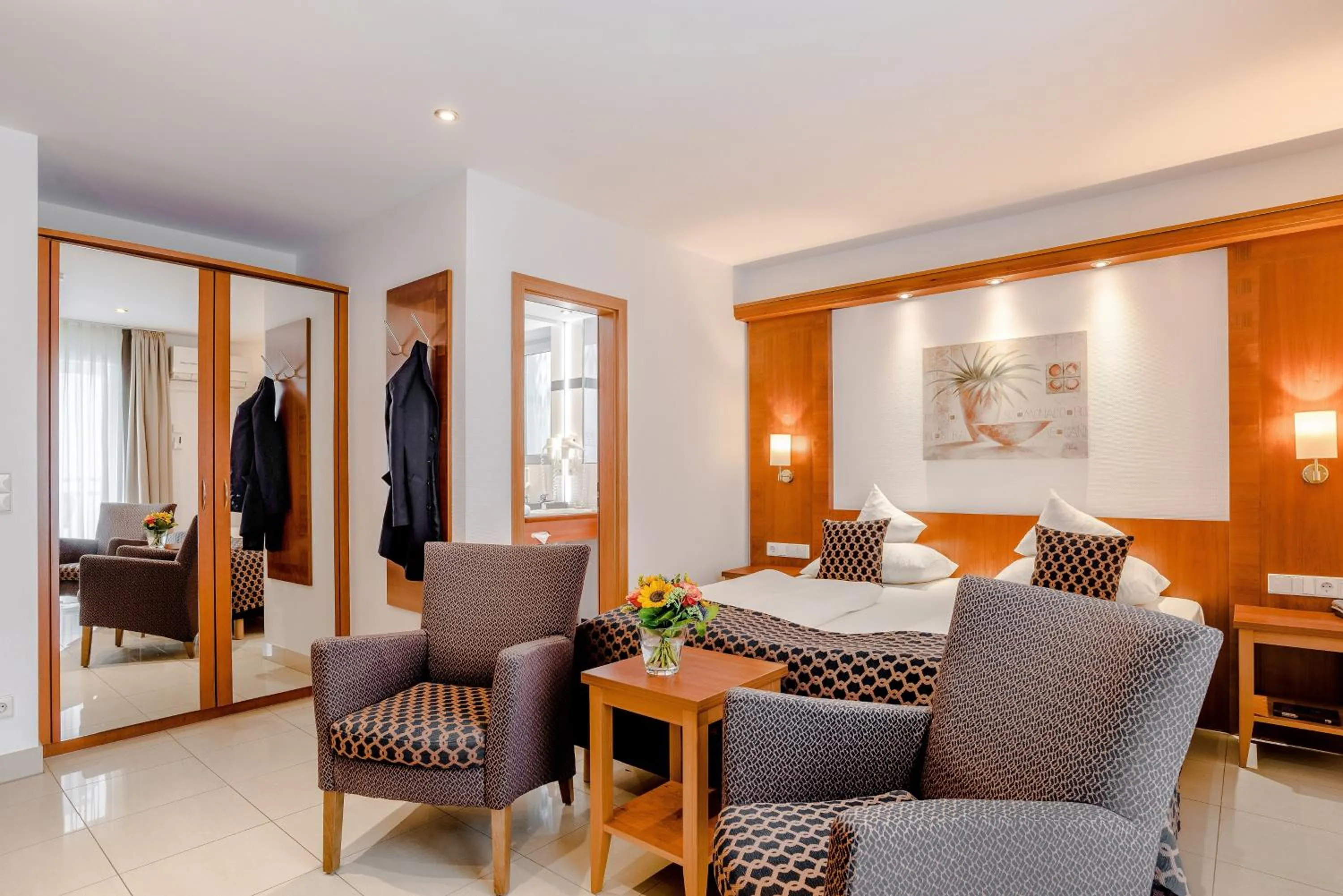 Seating area in Wellness- und Gartenhotel Heusser