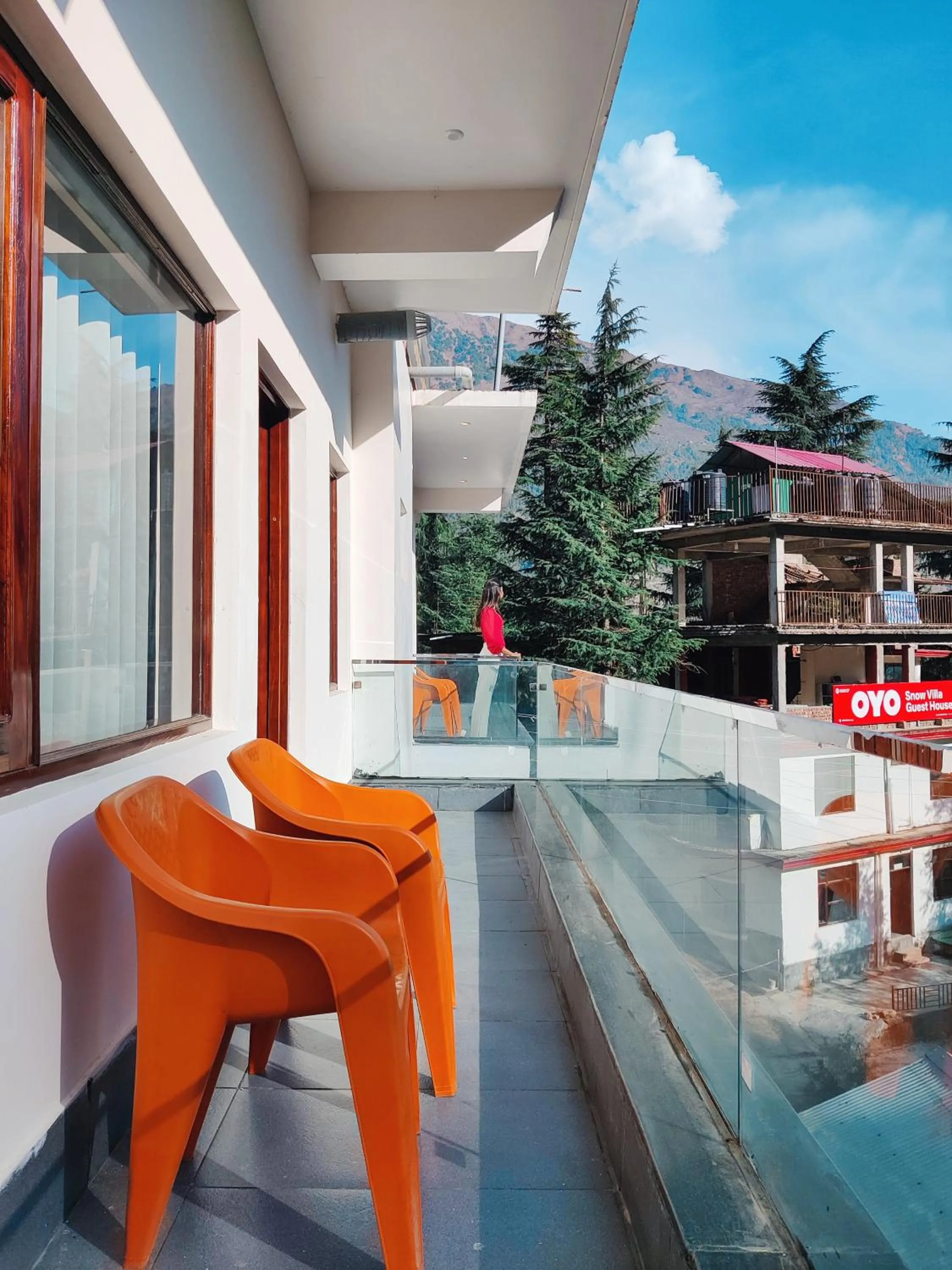 Balcony/Terrace in Golden Rock, Dharamshala - AM Hotel Kollection