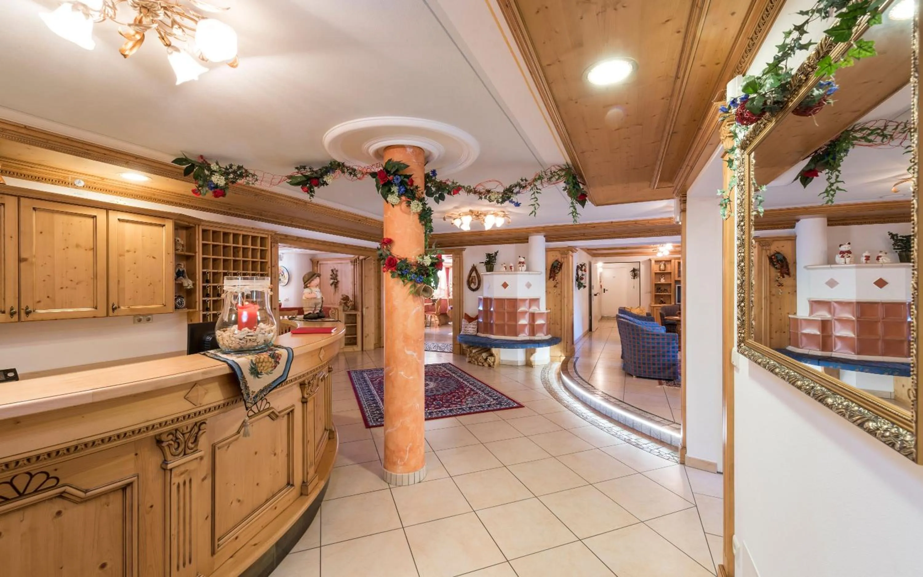 Lobby or reception in Hotel Kaserhof