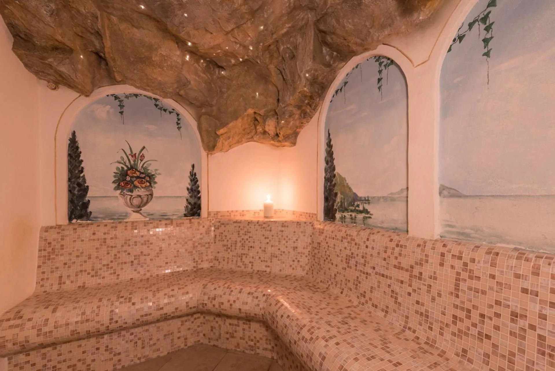 Steam room in Hotel Kaserhof