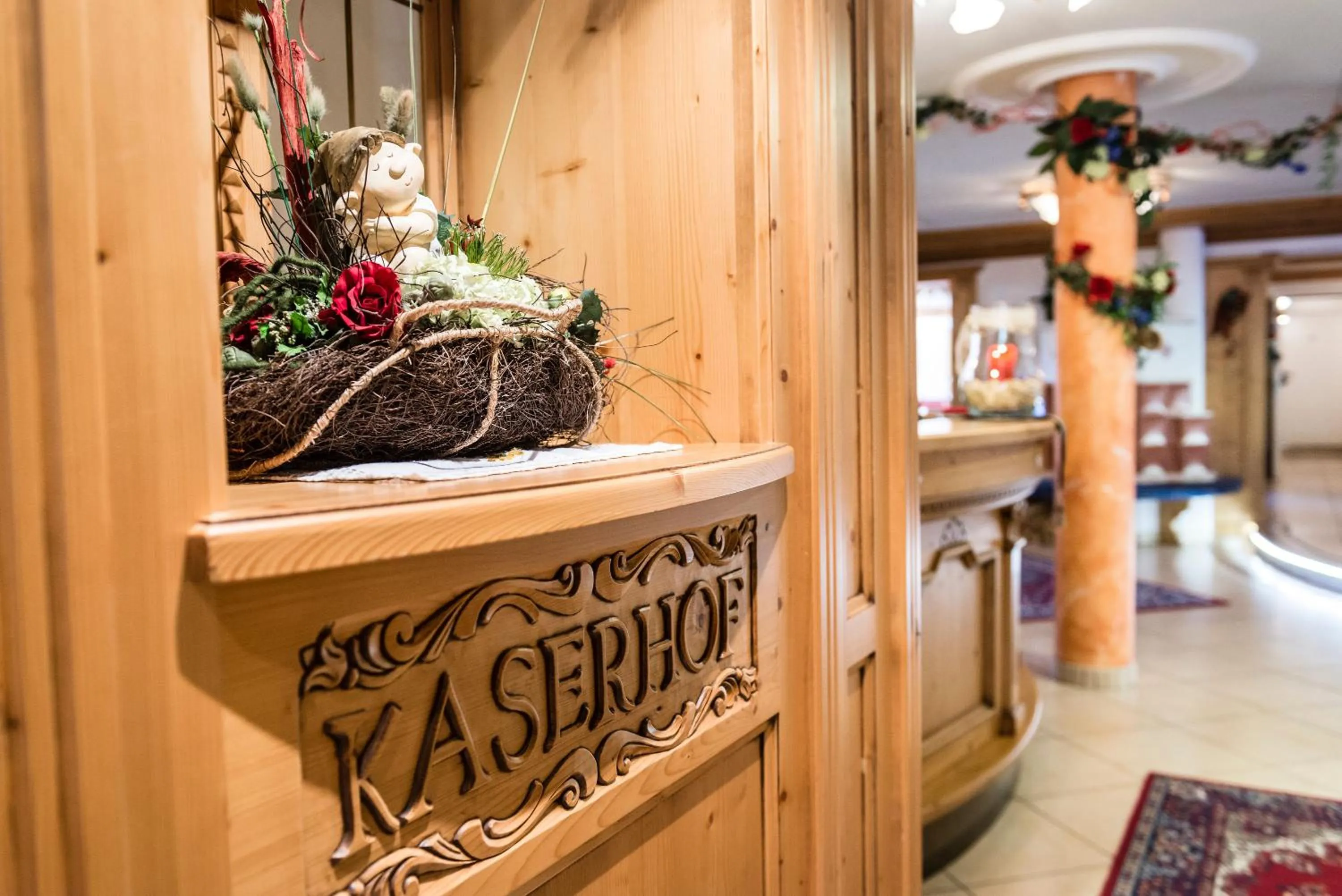 Lobby or reception in Hotel Kaserhof