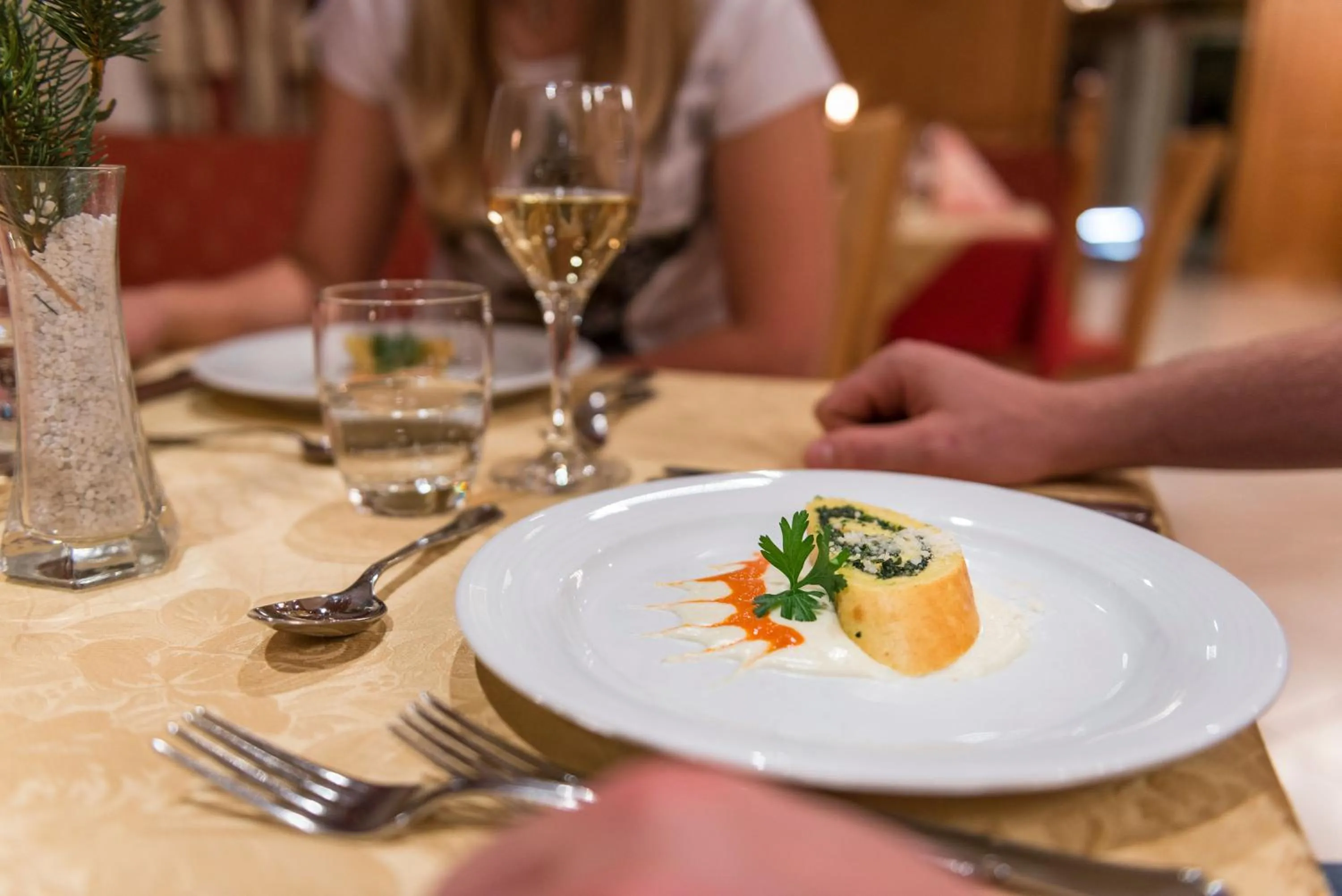 Food close-up in Hotel Kaserhof