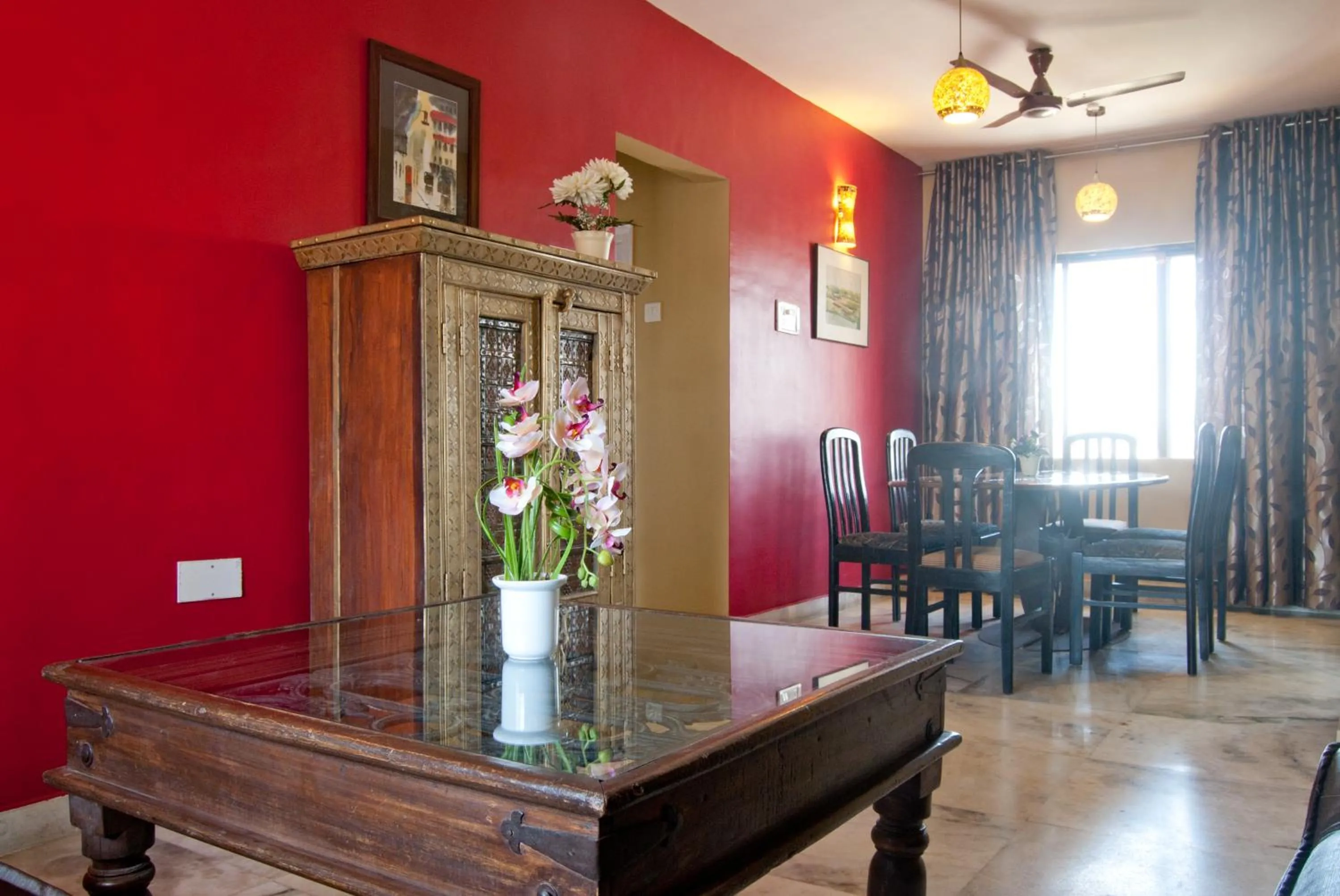 Living room in Landmark Asia Serviced Apartments