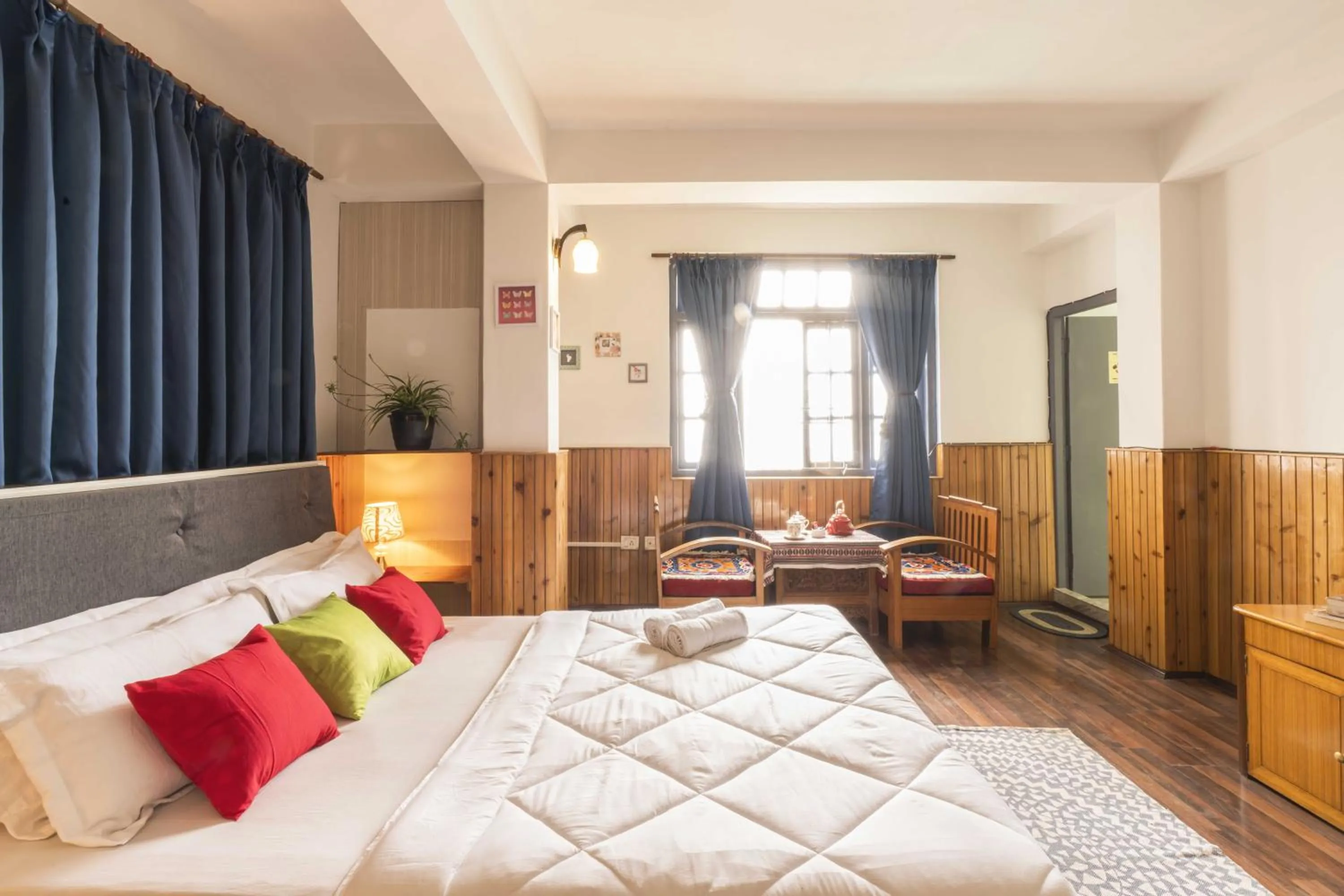 Bed in Zostel Gangtok