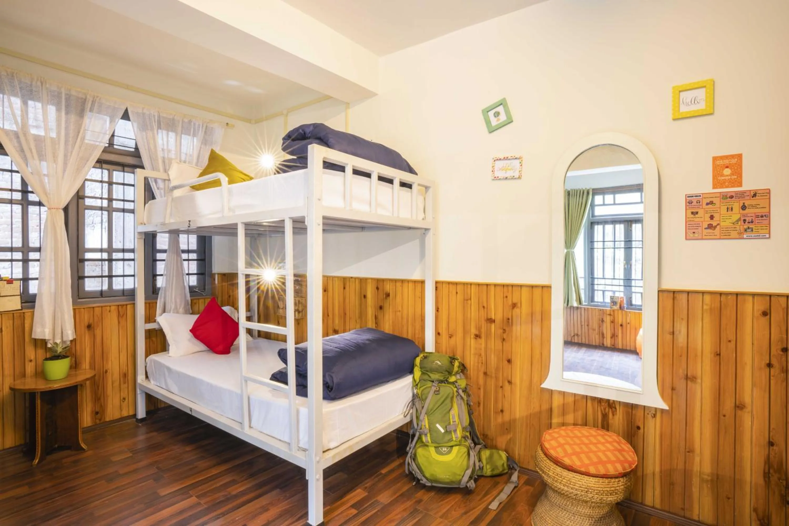 bunk bed, Bed in Zostel Gangtok