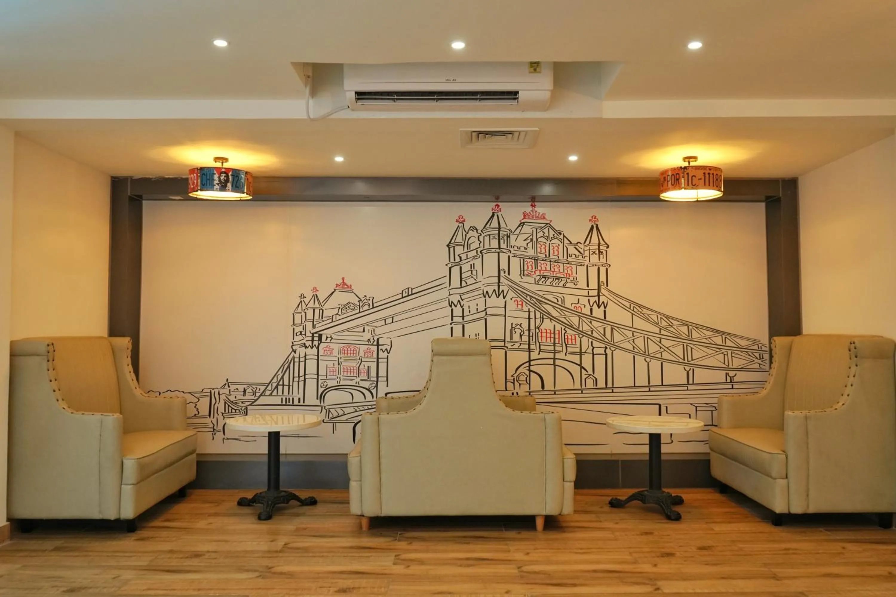 Seating area in The Altruist Hotel Whitefield