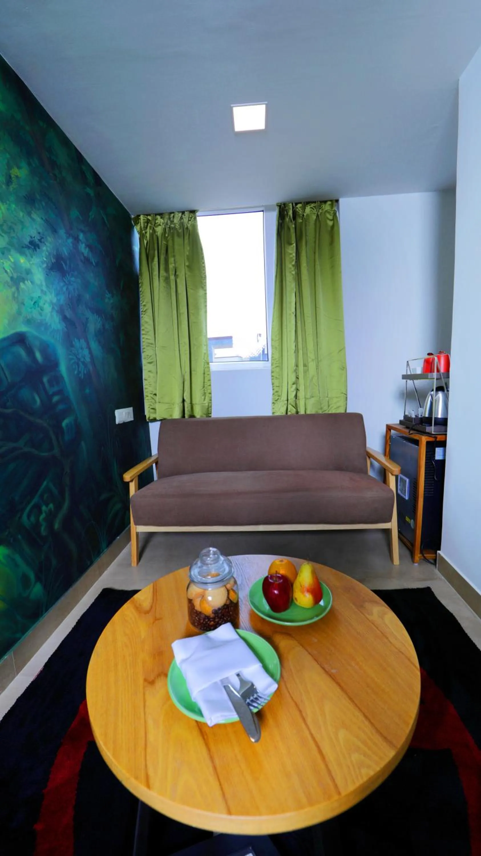 Seating area in The Altruist Hotel Whitefield