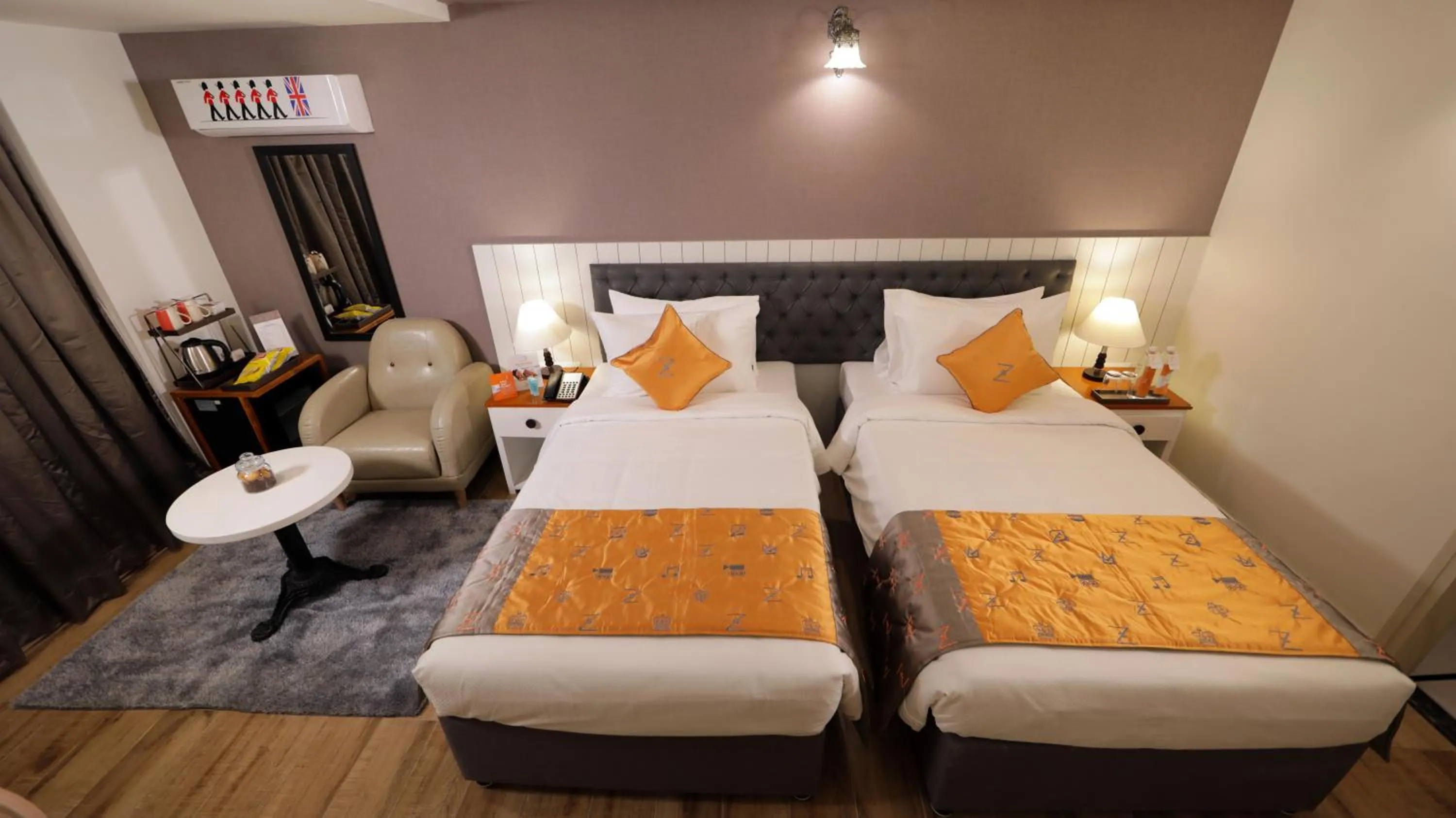 Bed in The Altruist Hotel Whitefield