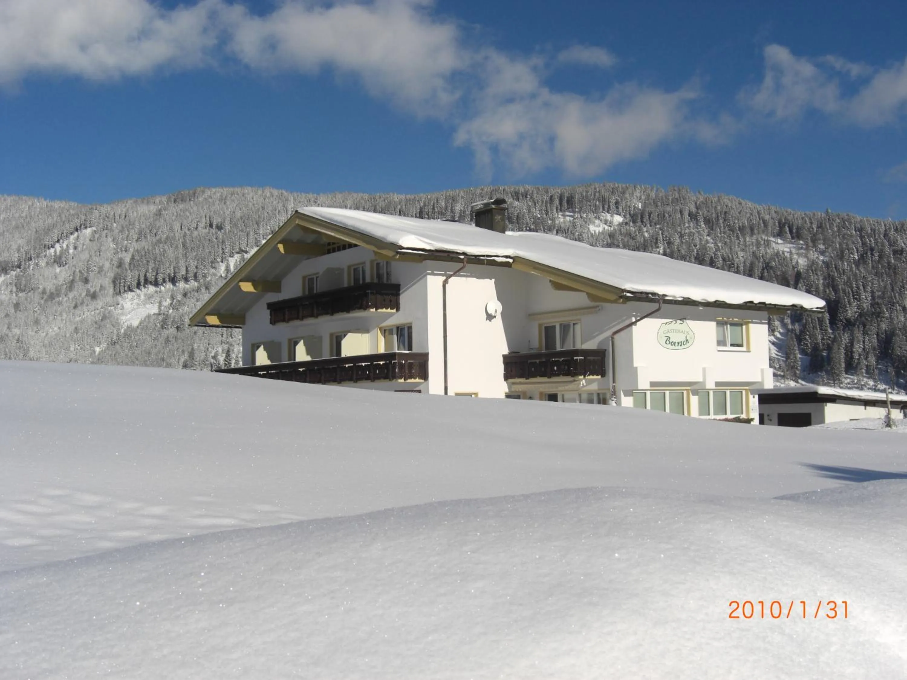 Property building in Gästehaus Boersch