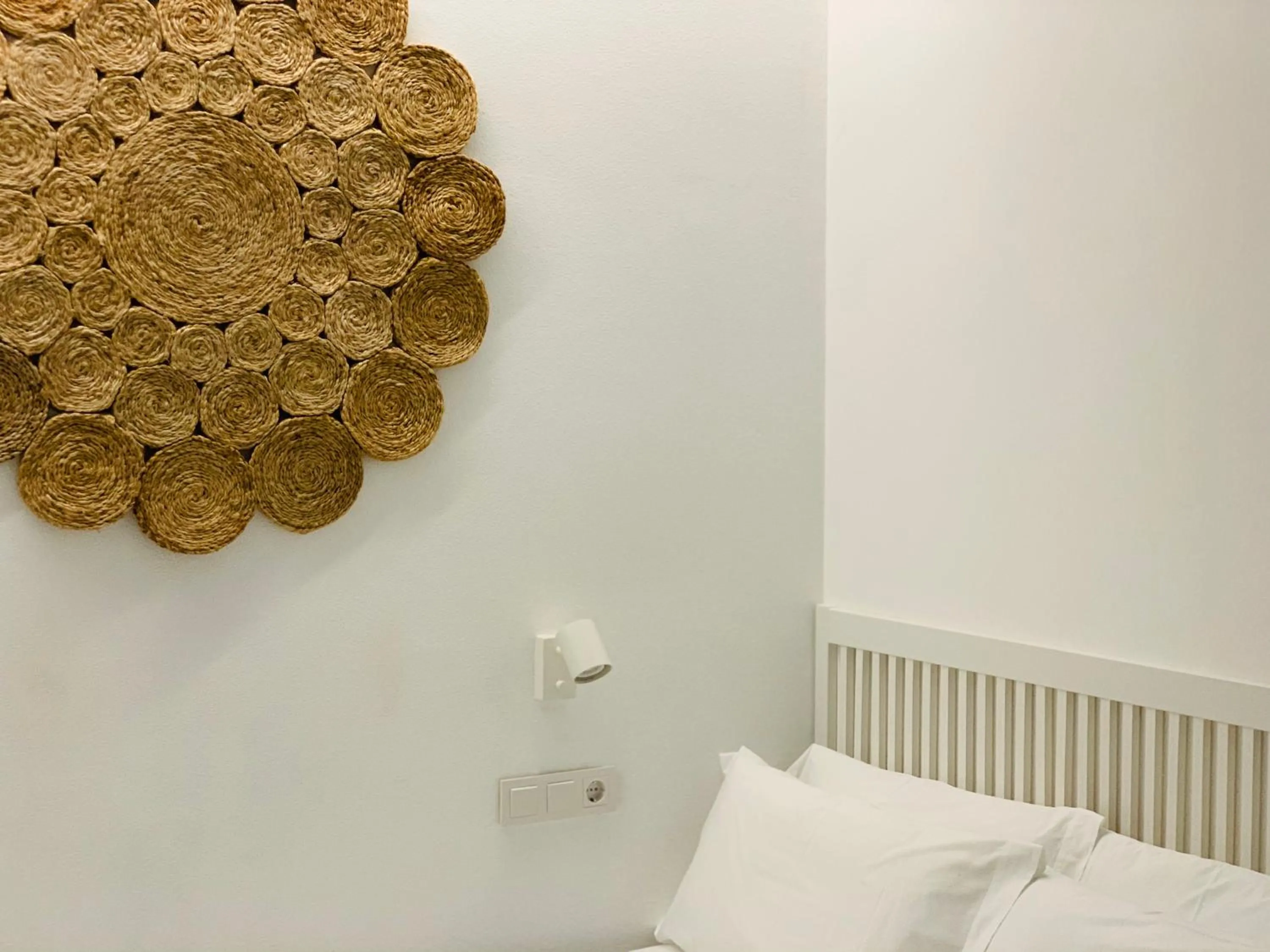 Decorative detail, Bed in Hostal Altea House