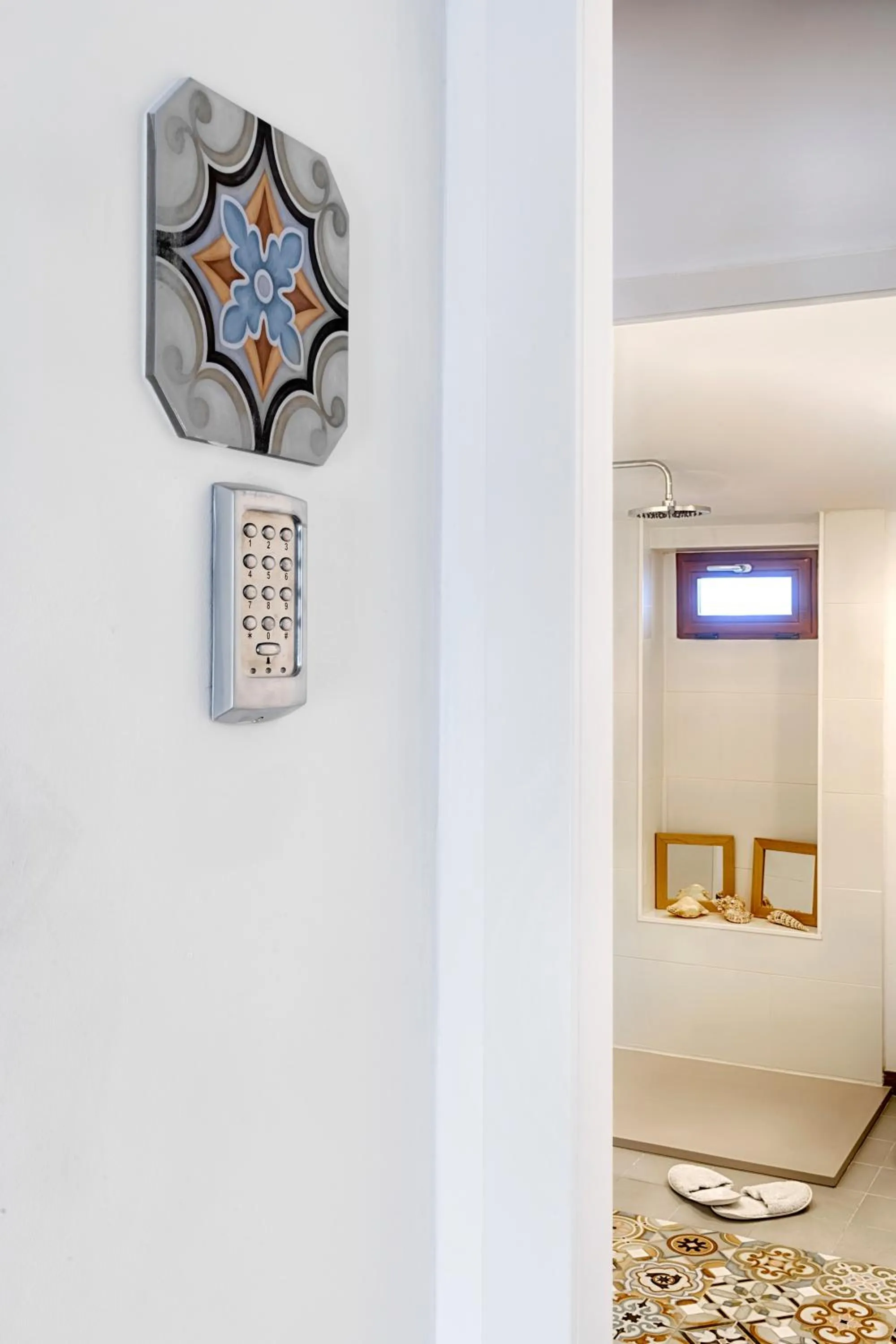 Decorative detail in Hostal Altea House