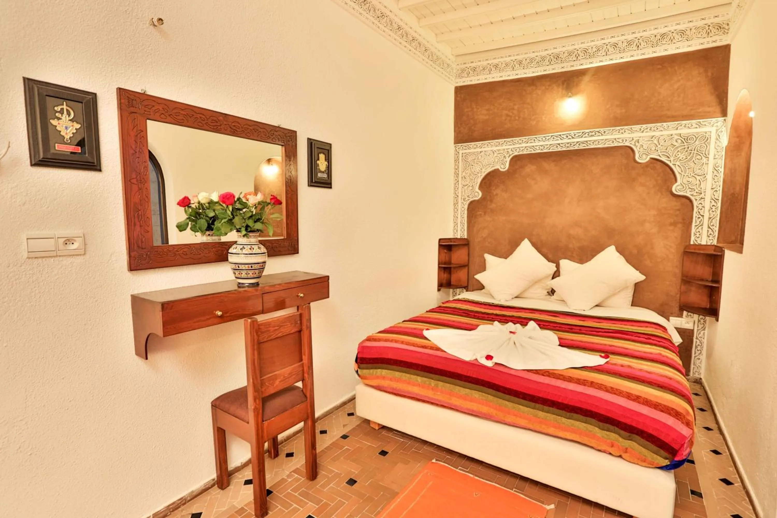 Bed in Riad Nakhla