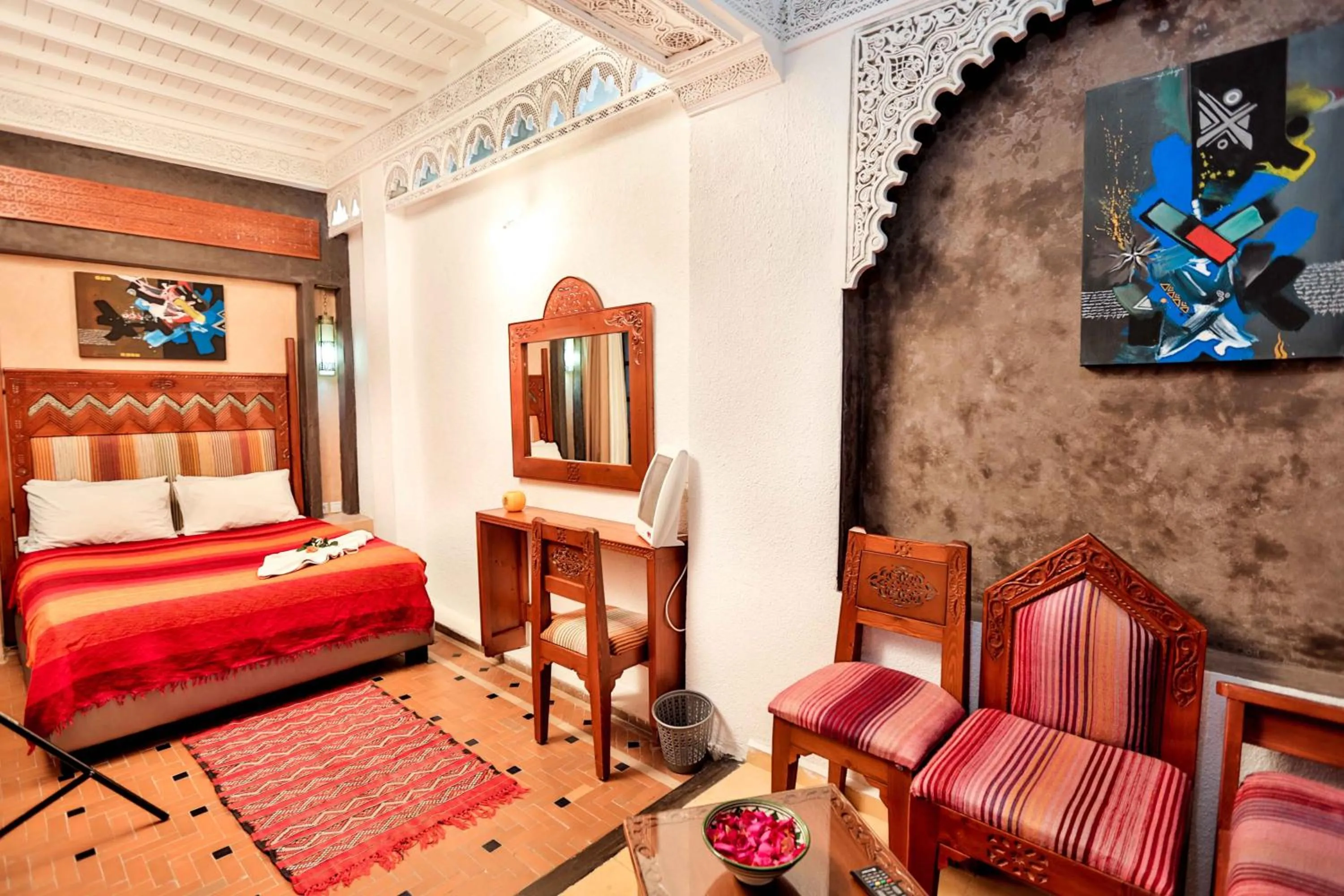Bed in Riad Nakhla
