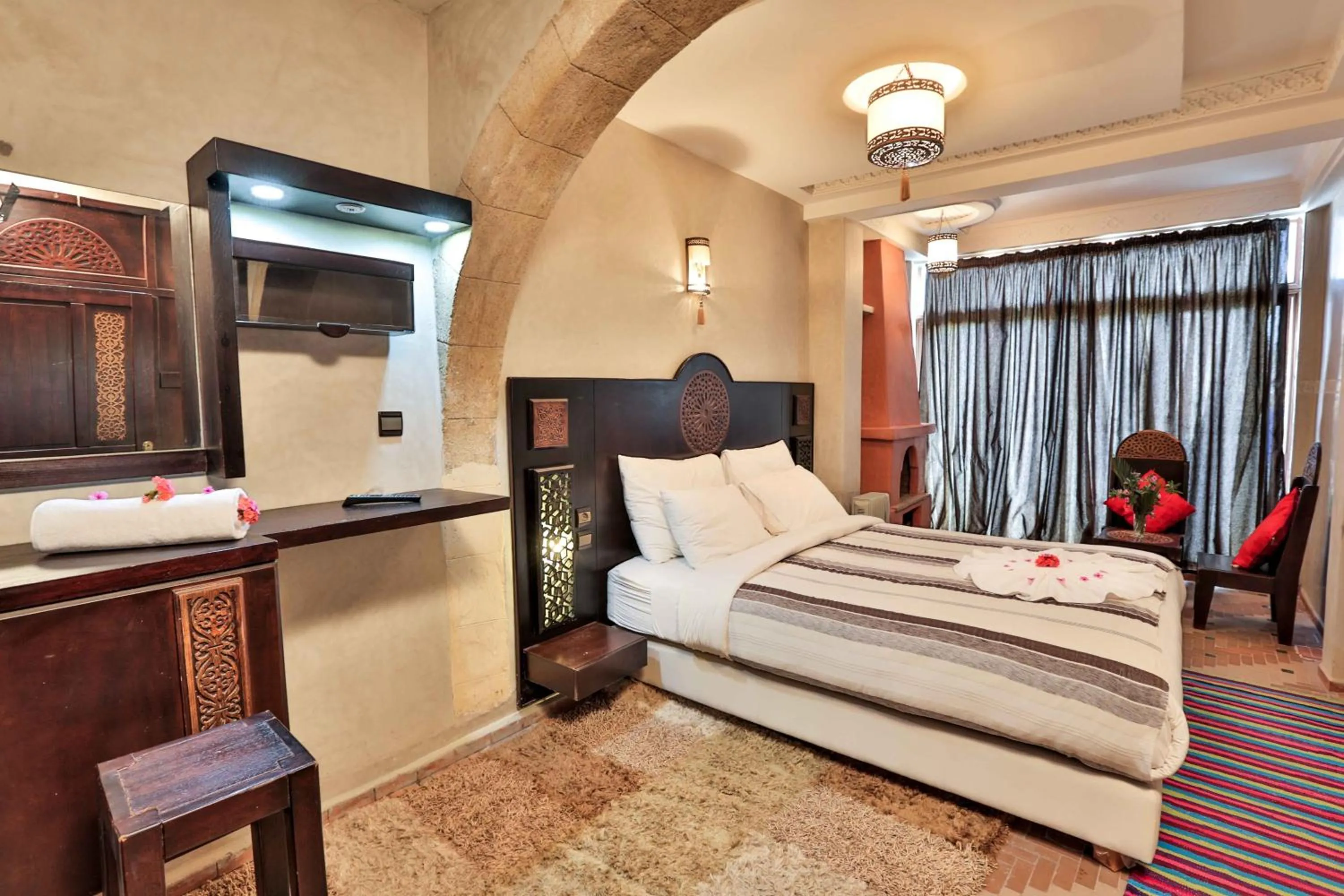 Bed in Riad Nakhla