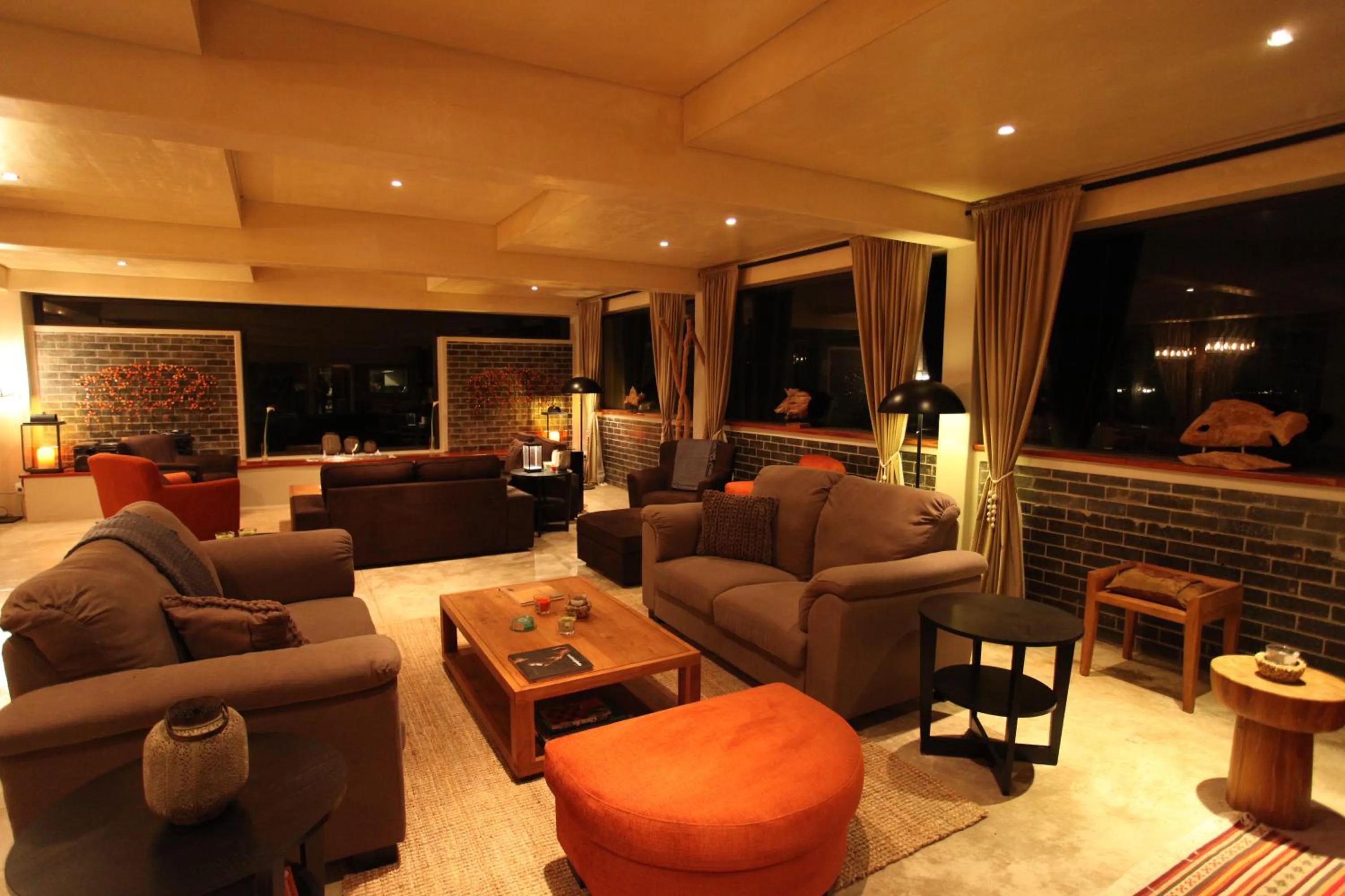 Night in Pelican Point Lodge