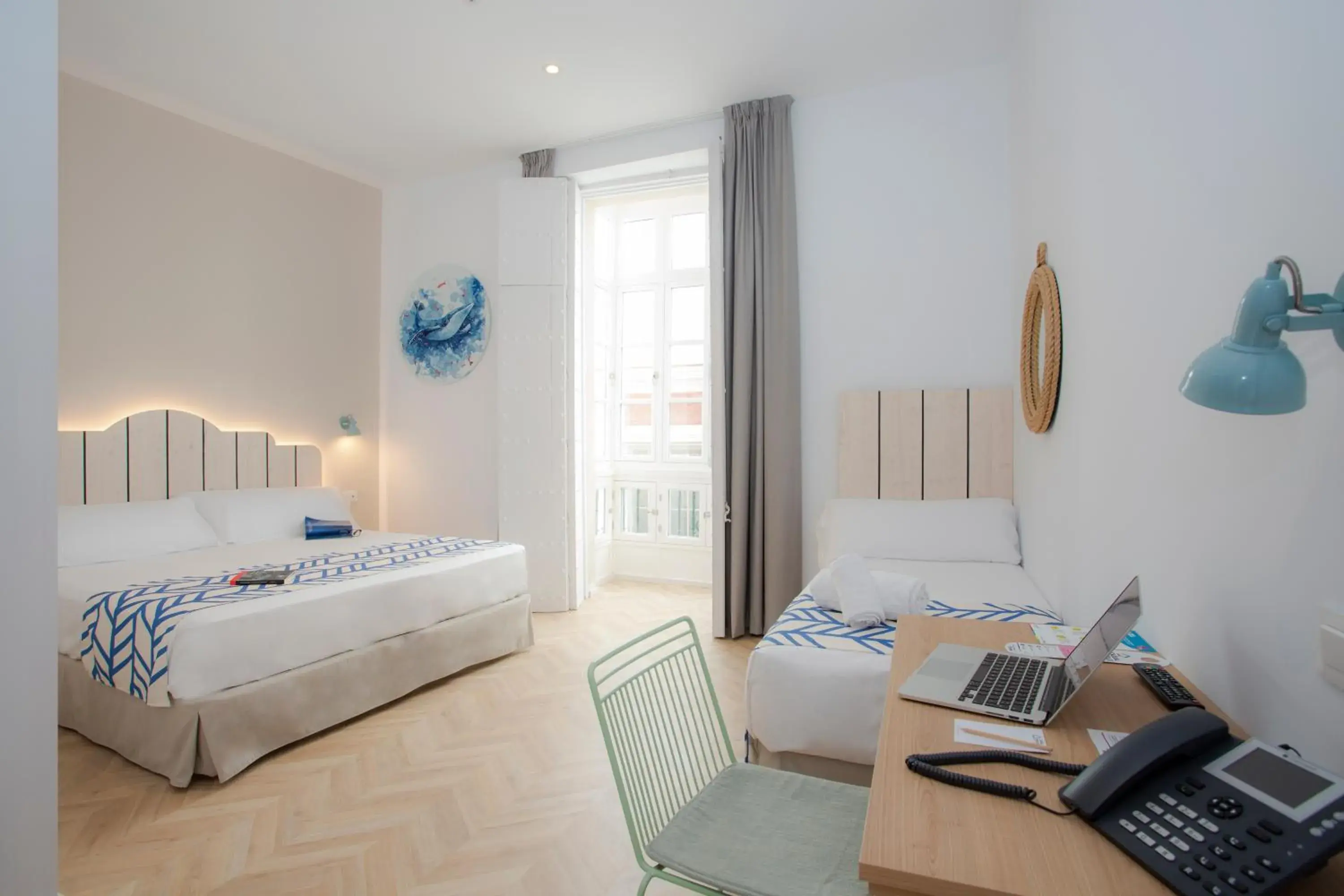 Triple Room with Balcony - single occupancy in Casual con Duende Cadiz Triple Room with Balcony - single occupancy in Casual con Duende Cadiz