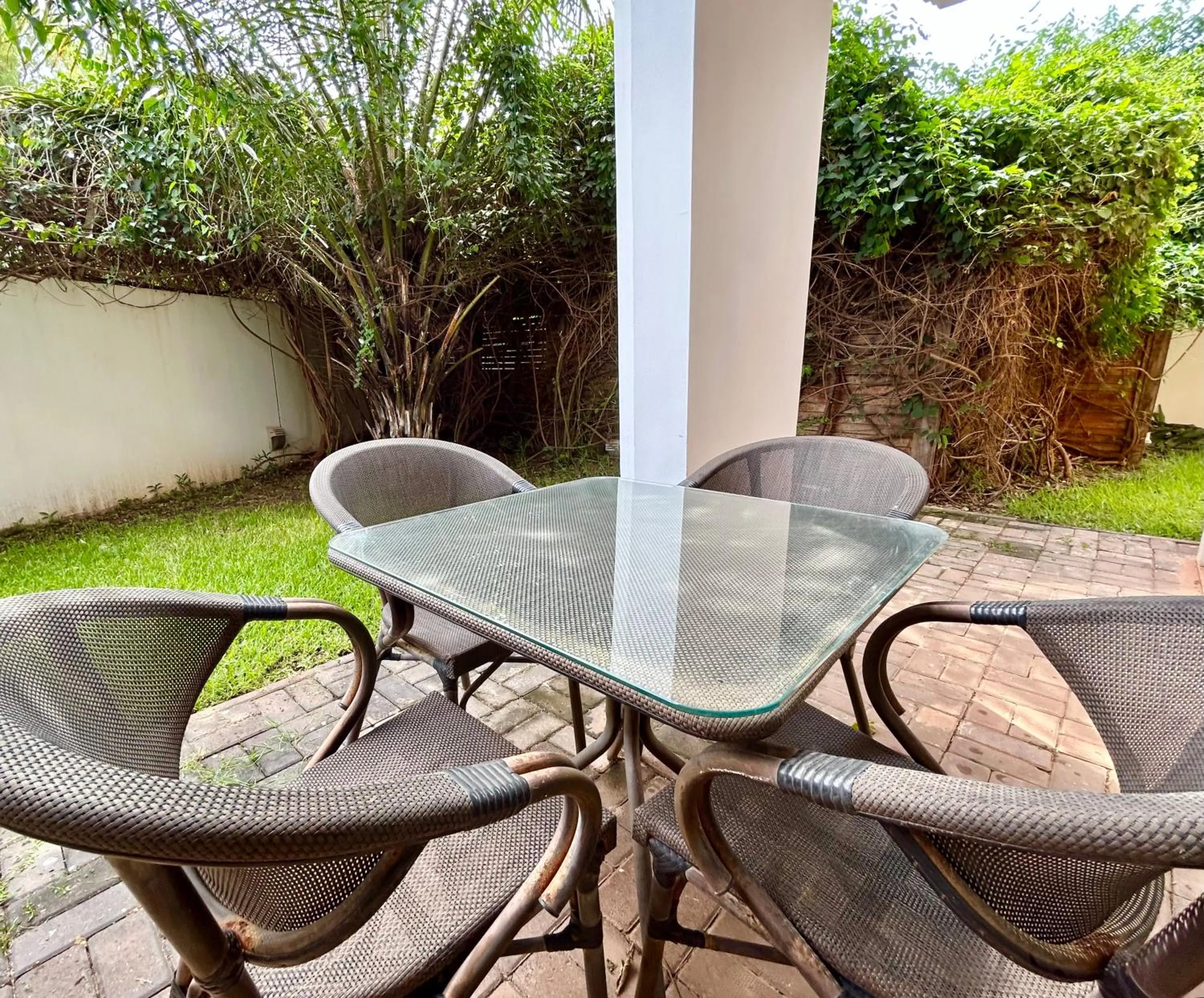 Patio in Forest View Apartments
