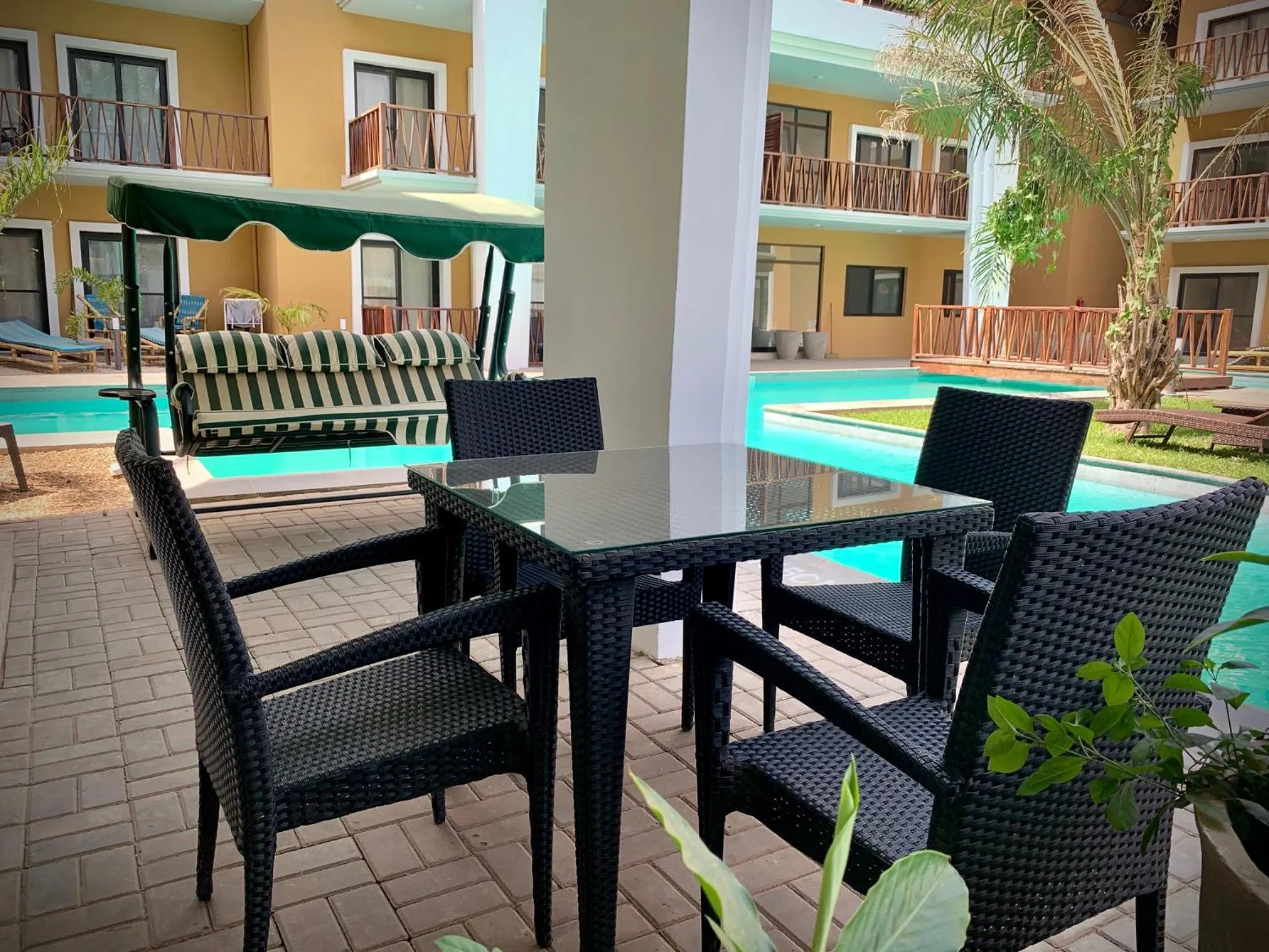 Patio in Forest View Apartments