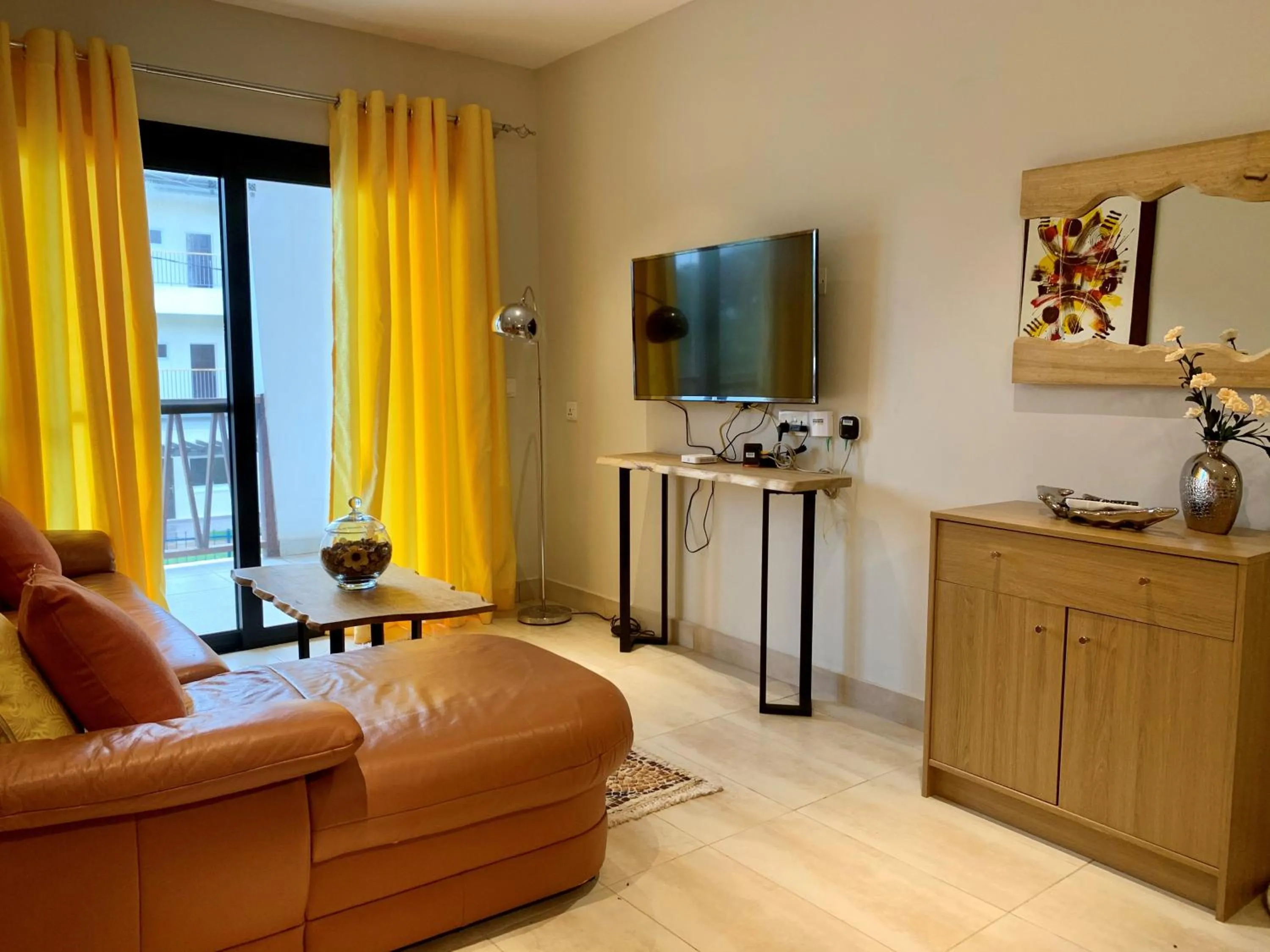 Seating area in Forest View Apartments