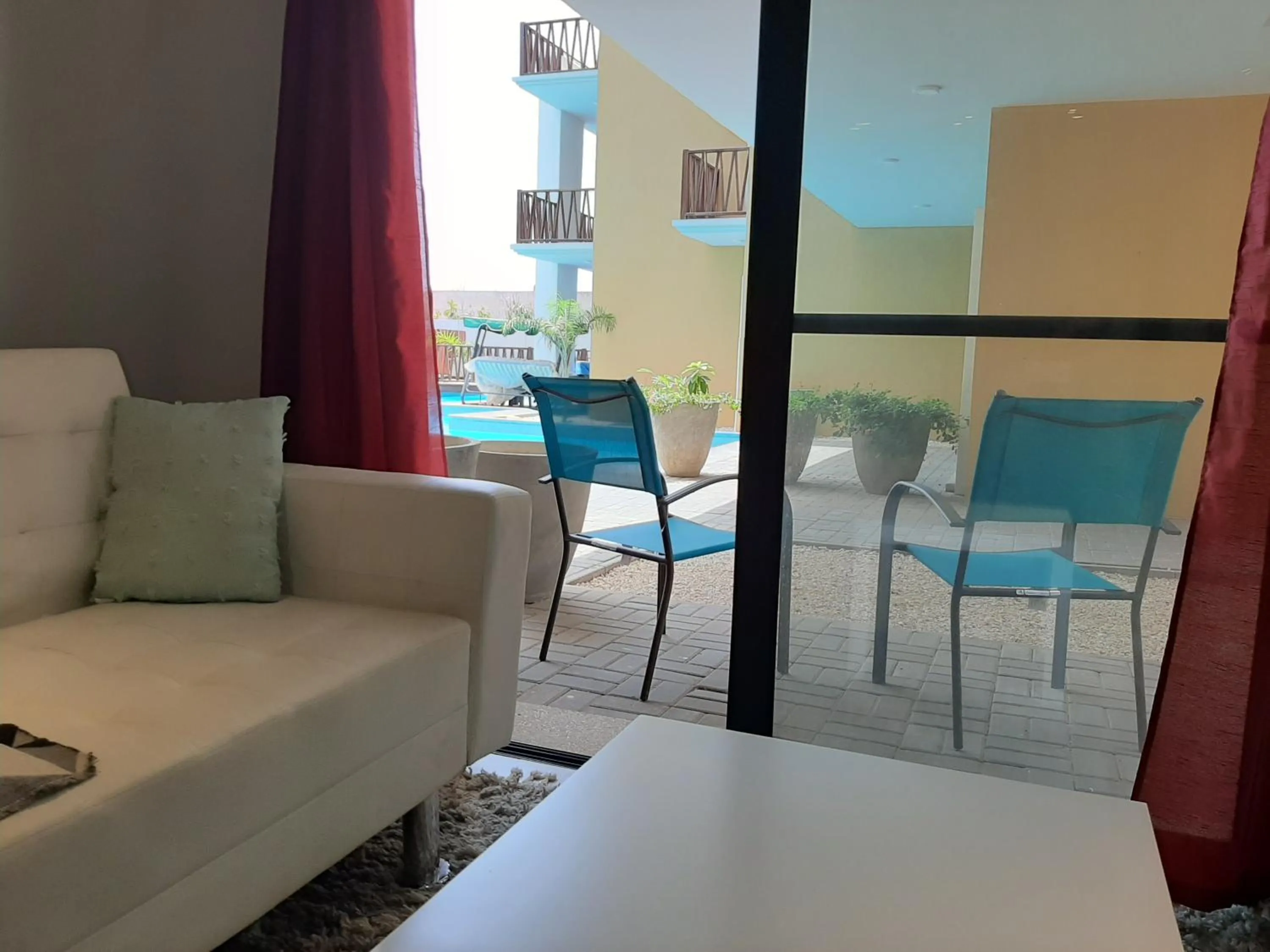 Pool view in Forest View Apartments