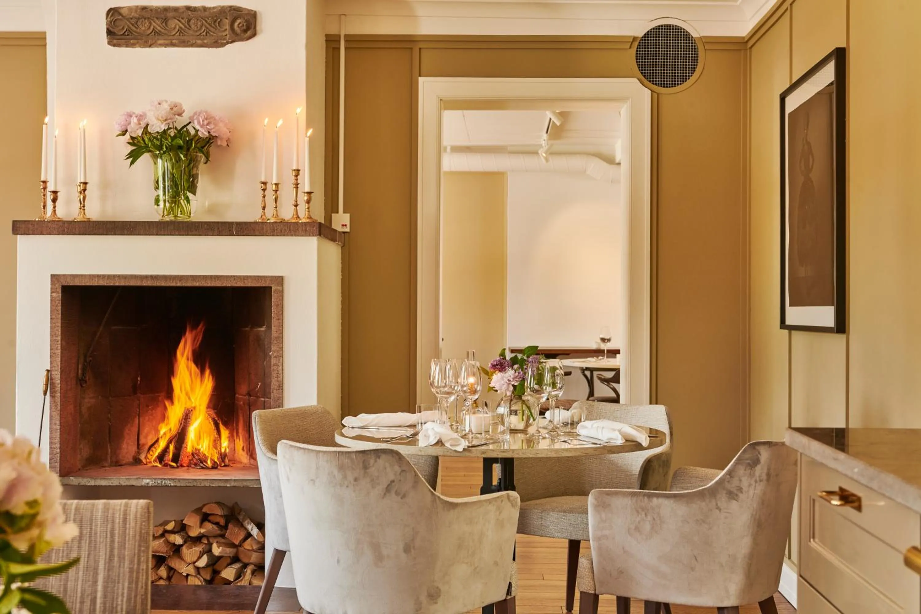Dining area in Villa Baro