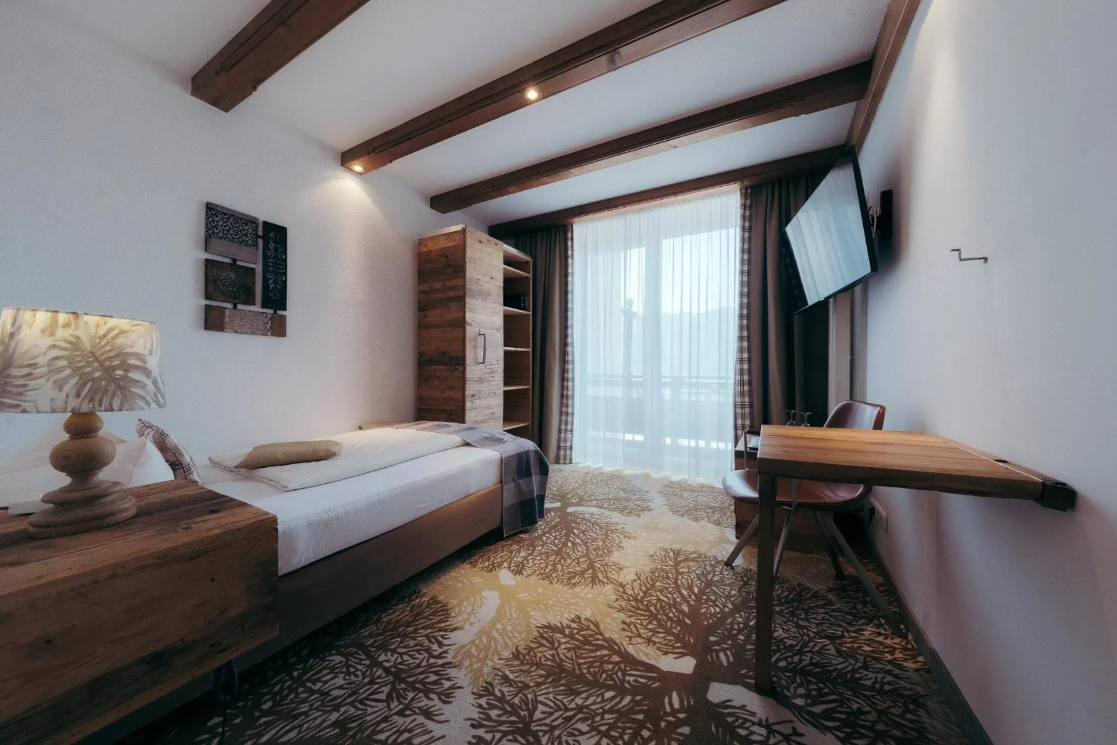 Bed in Seehotel Schlierseer Hof