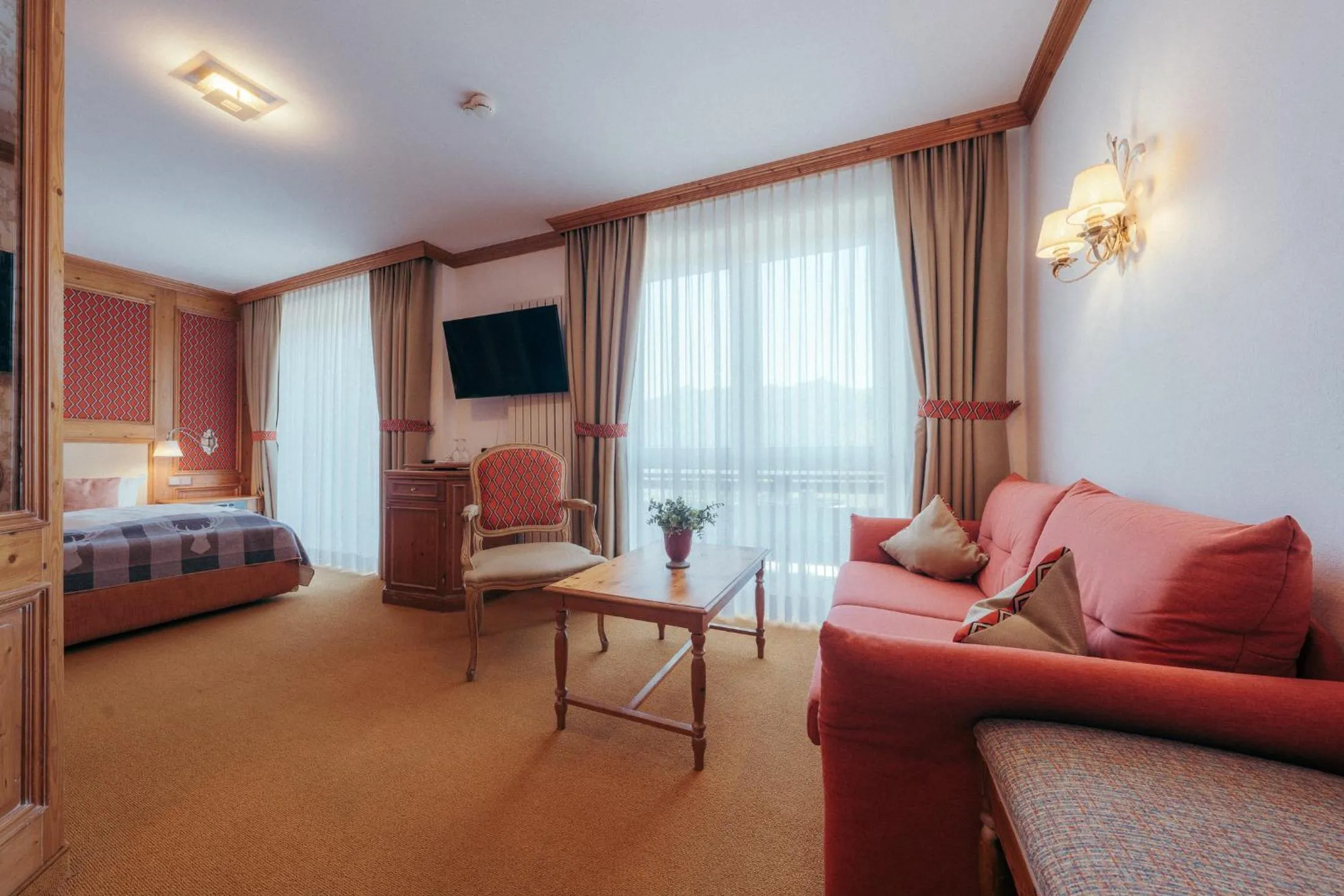 Bed in Seehotel Schlierseer Hof