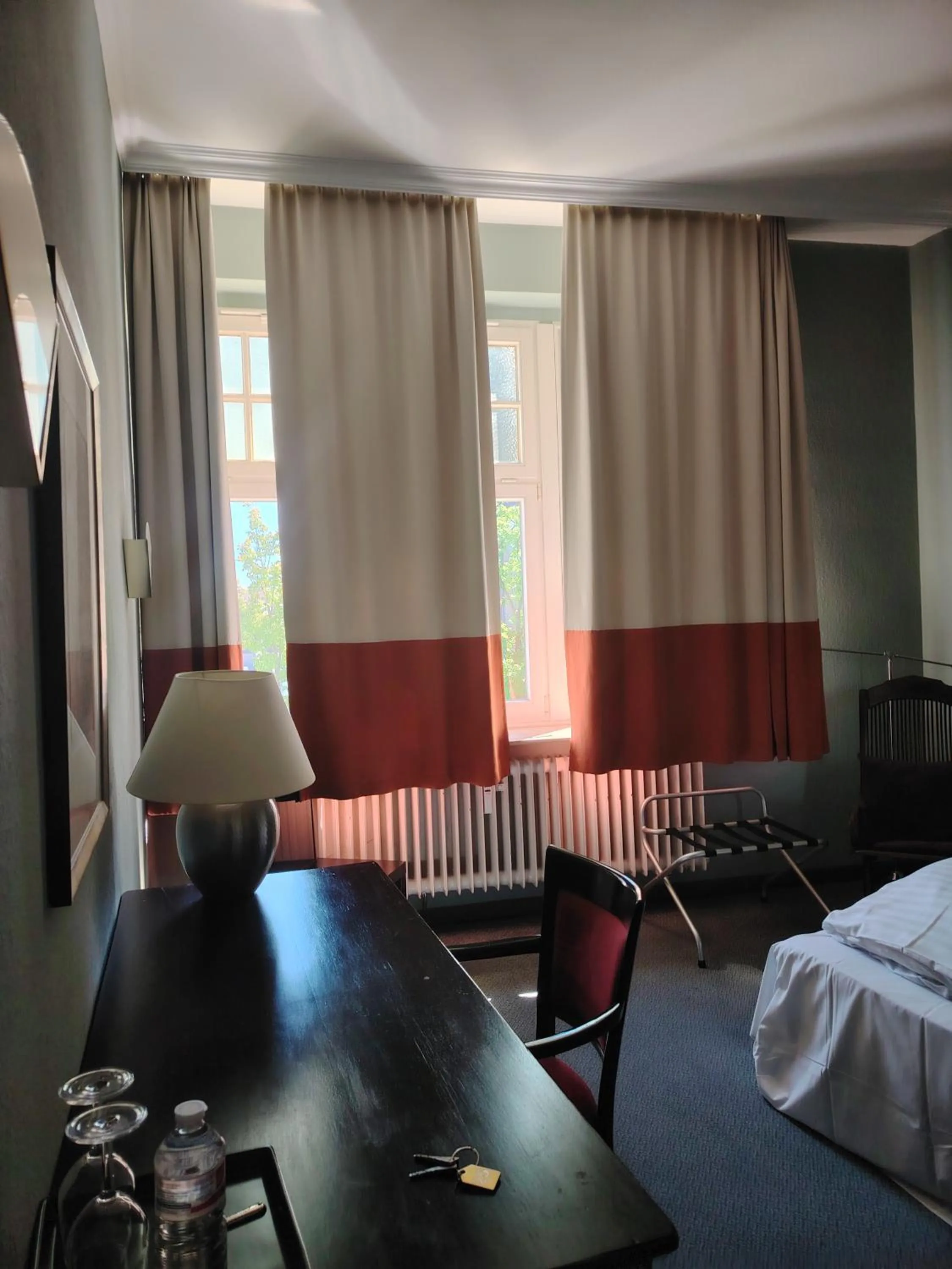 Bed in Hotel Drei Kronen