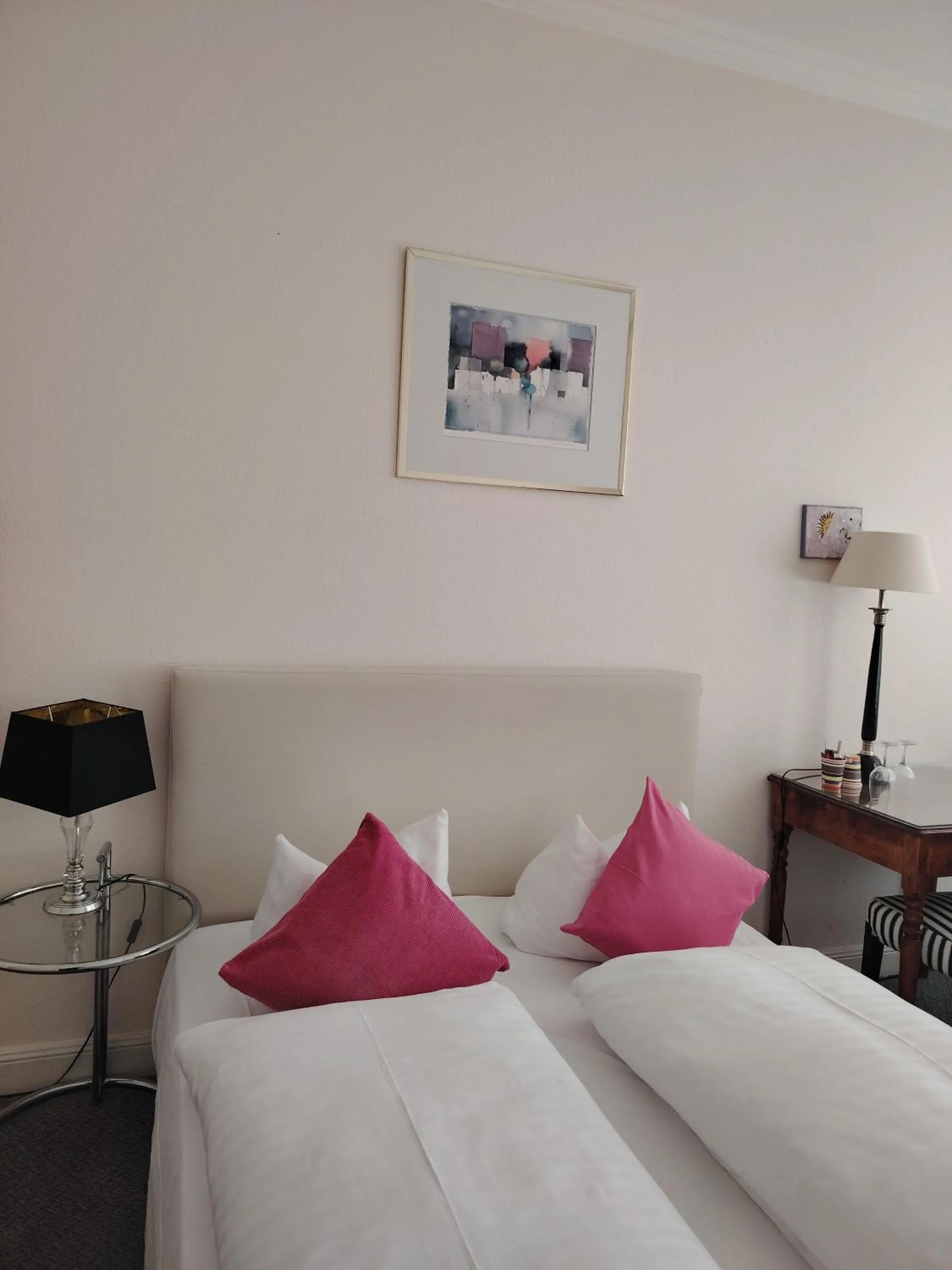 Bed in Hotel Drei Kronen