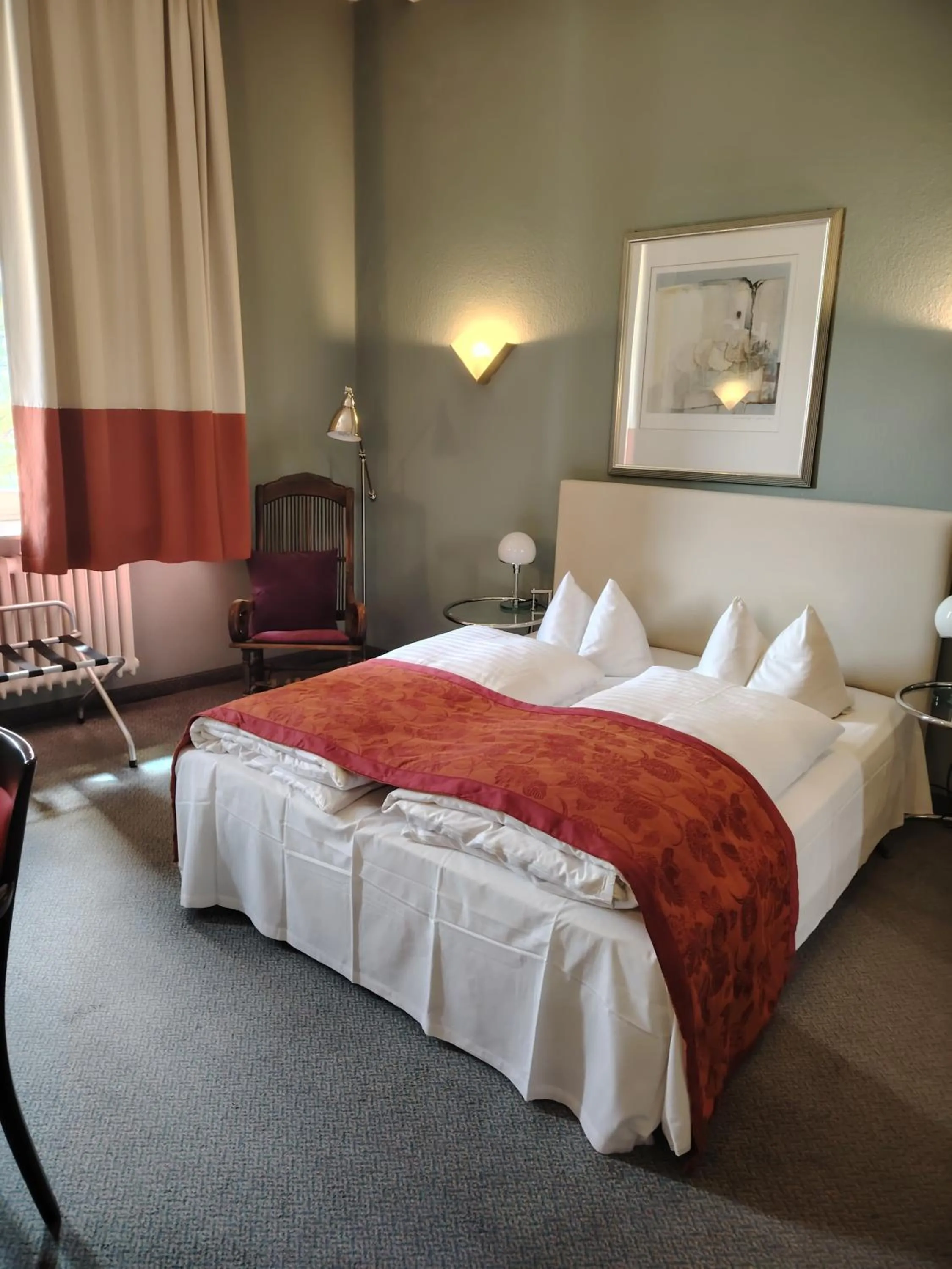 Bed in Hotel Drei Kronen