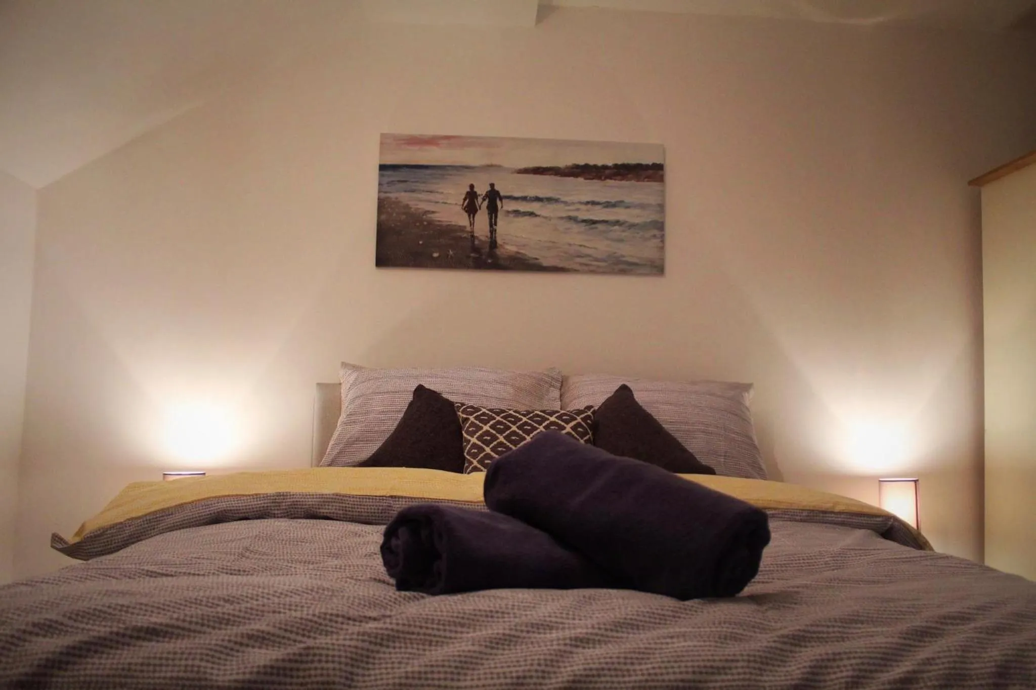 Bedroom, Bed in The Place by the Sea