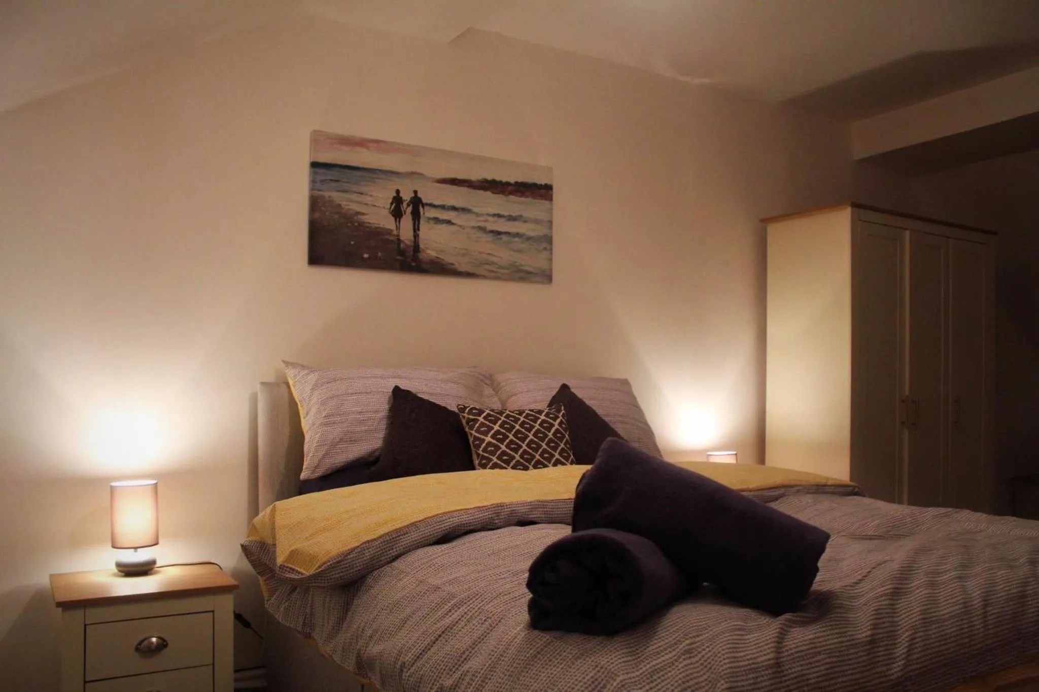 Bedroom, Bed in The Place by the Sea