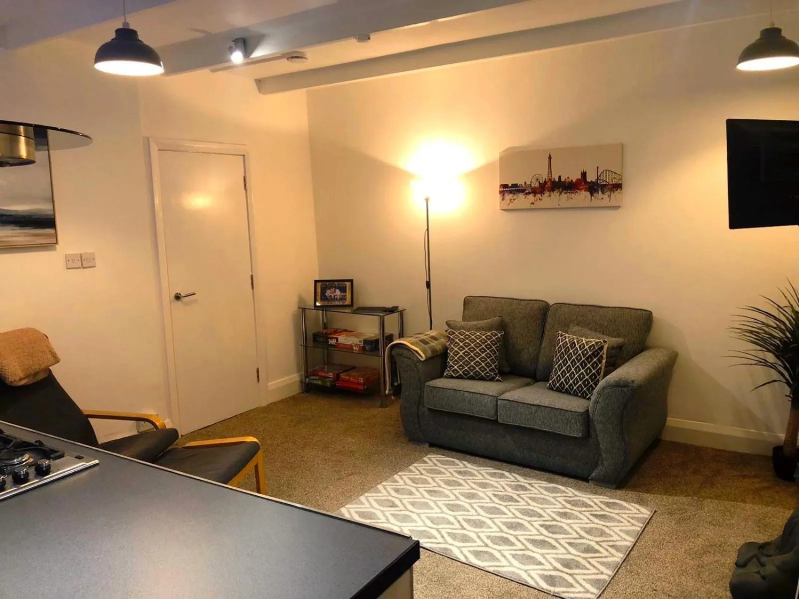 Living room in The Place by the Sea