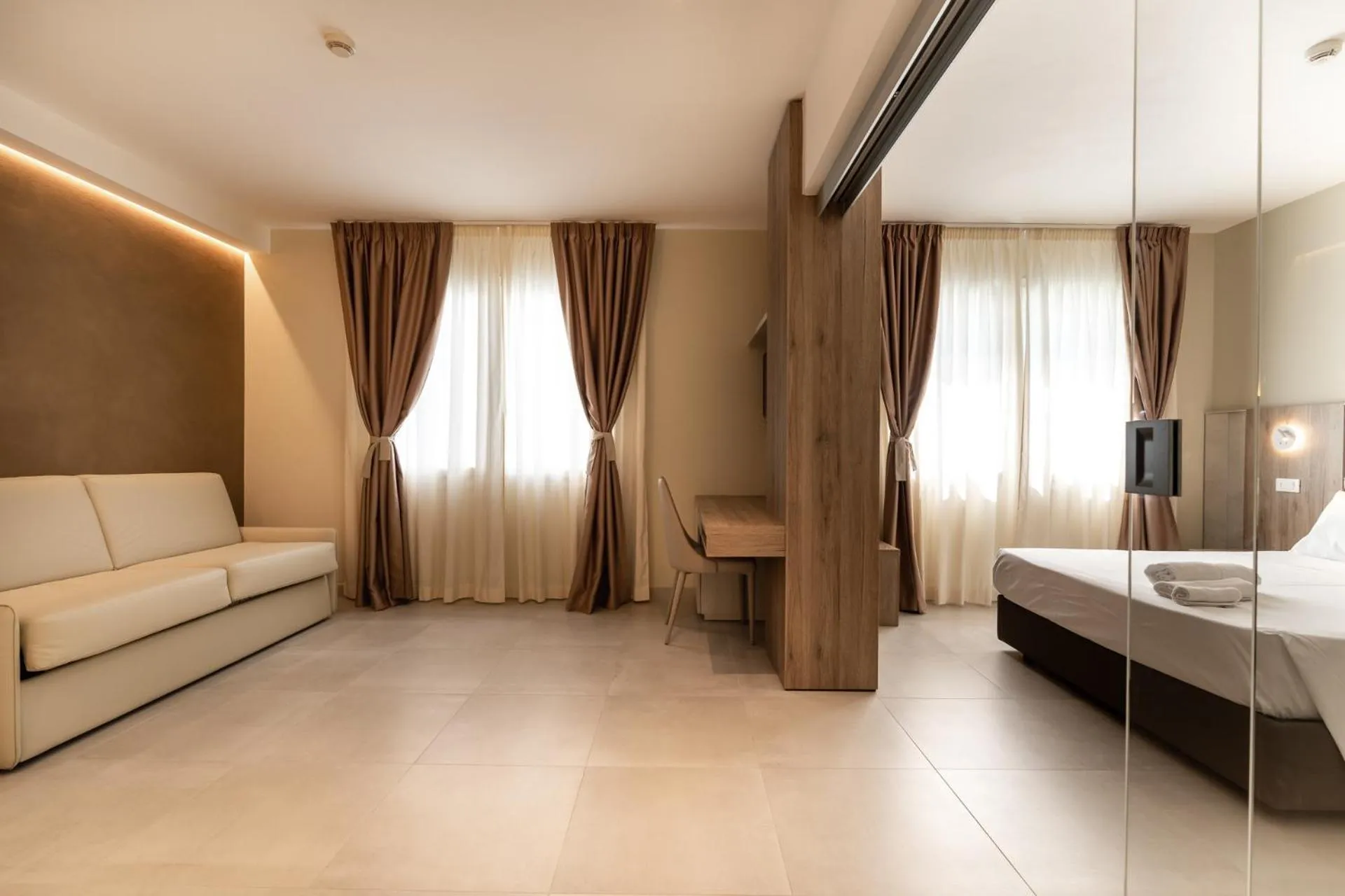 Bed in Hotel Estense