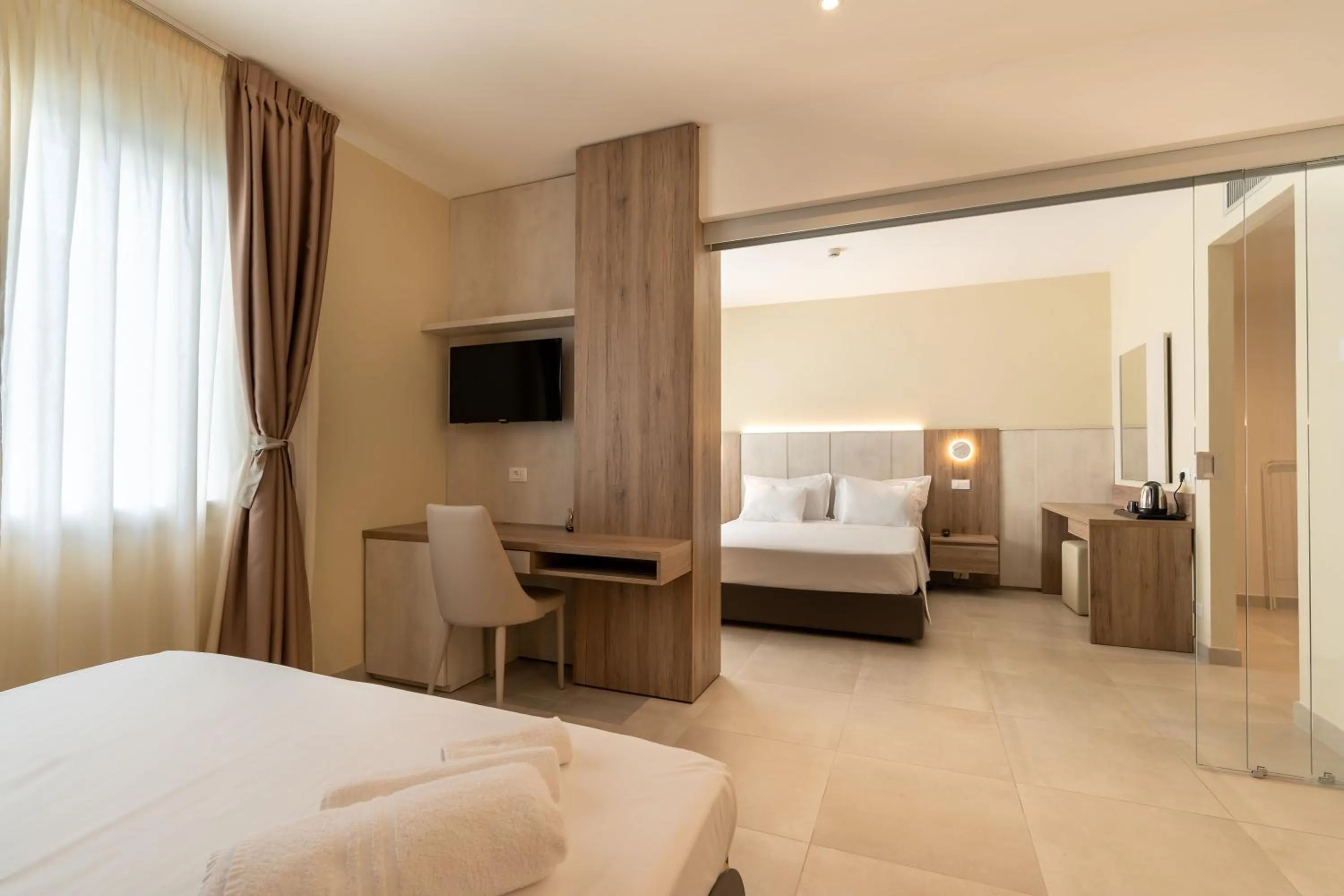 Bed in Hotel Estense