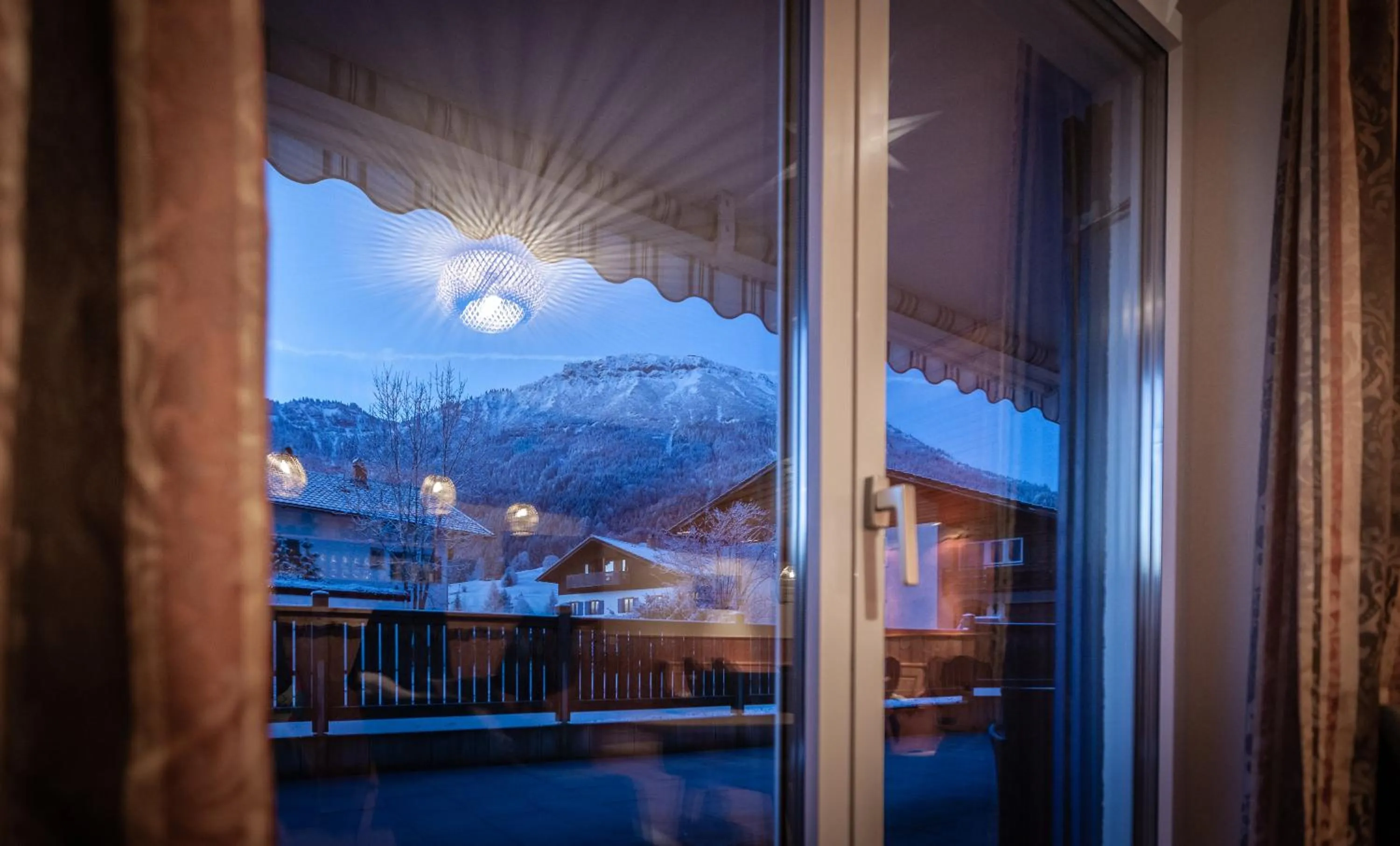 Mountain view in Hotel-Garni Kalkbrennerhof