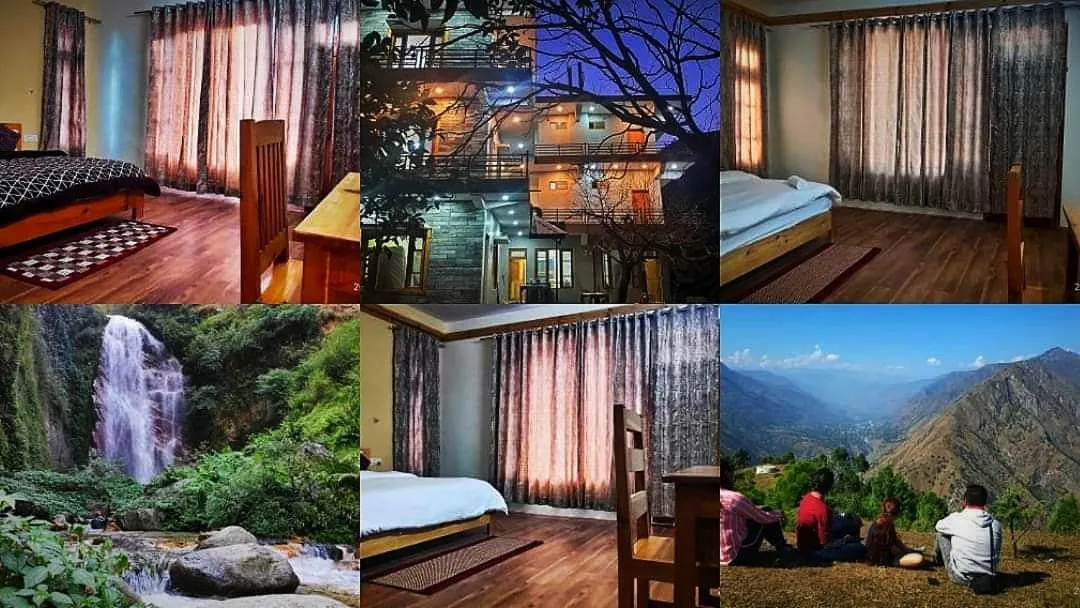 Natural landscape in Tirthan Grand Riverside