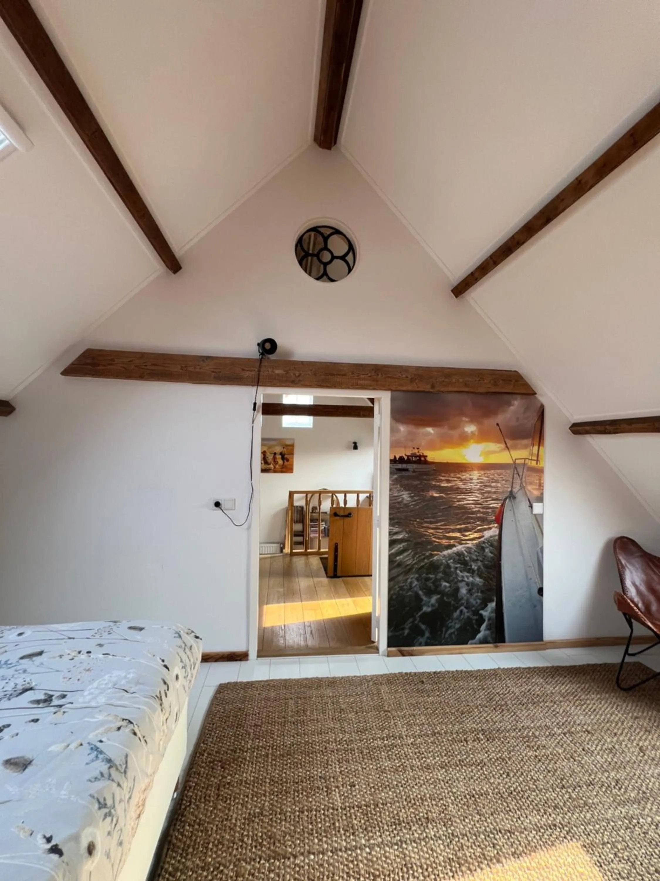 Bed in B & B 'Droom in de polder de Suite met prive sauna