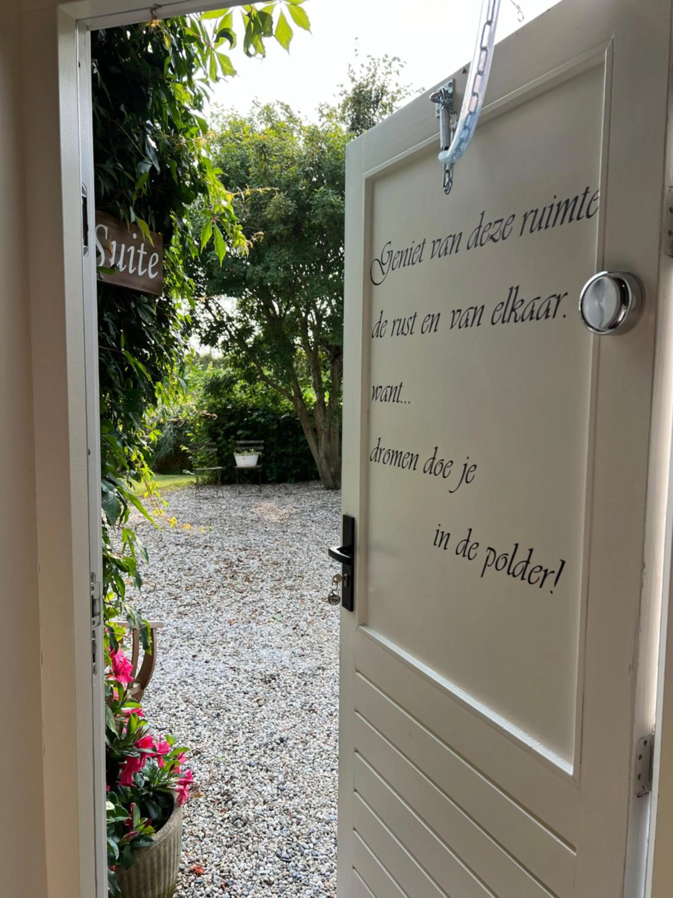 B & B 'Droom in de polder de Suite met prive sauna