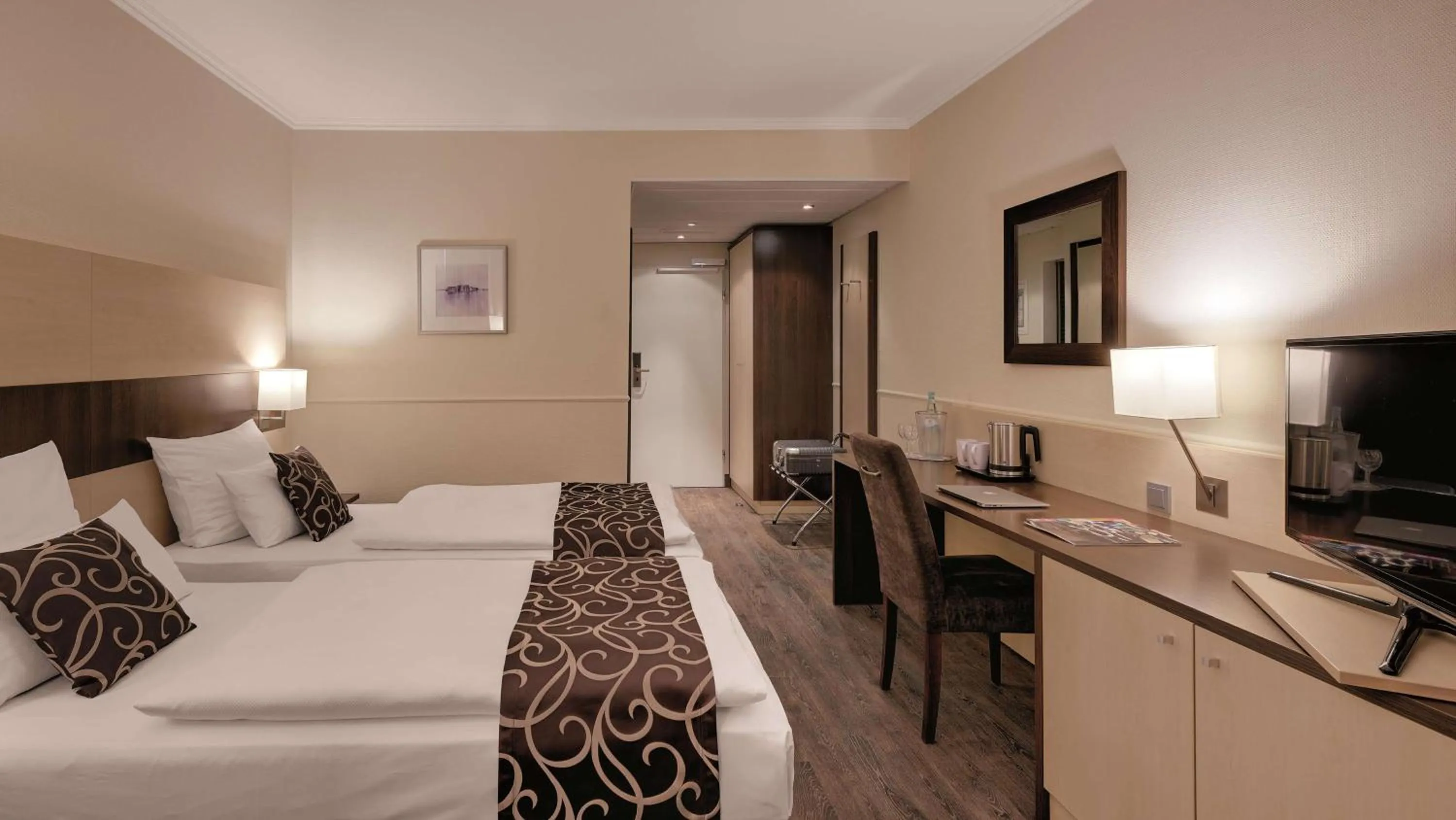 Bedroom, Bed in Best Western Hotel Darmstadt Mitte