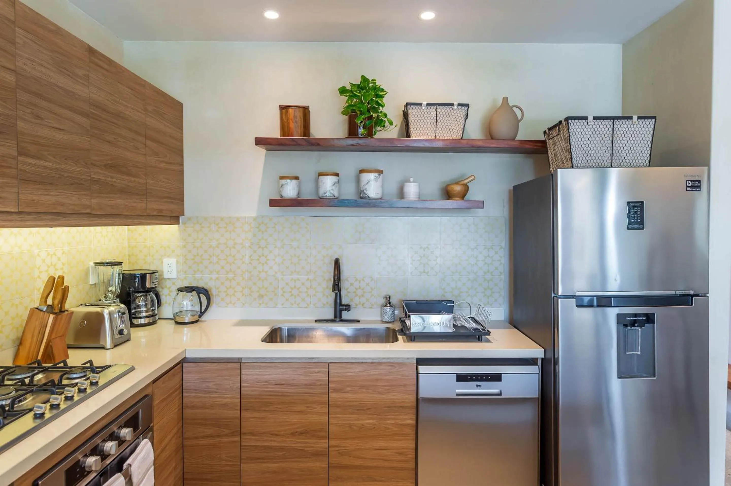 Kitchen or kitchenette in Casa Wahh