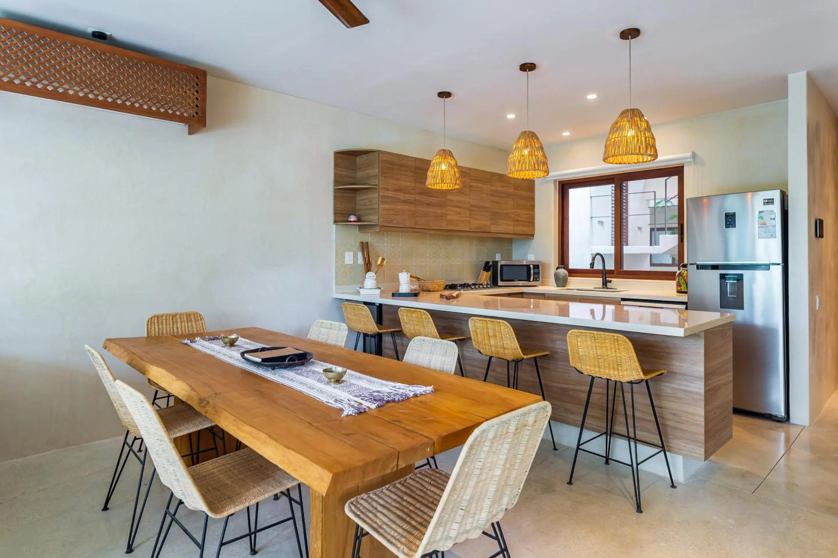 Dining area in Casa Wahh