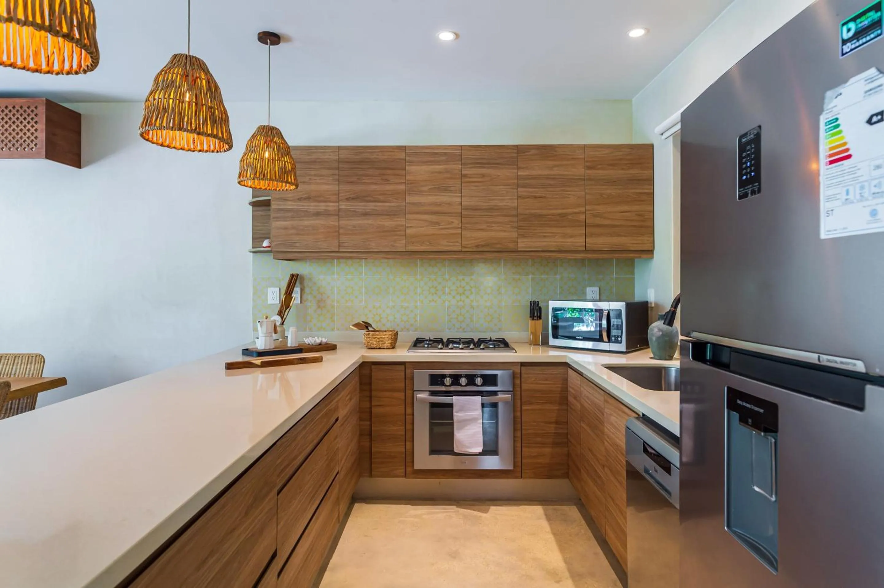 Kitchen or kitchenette in Casa Wahh