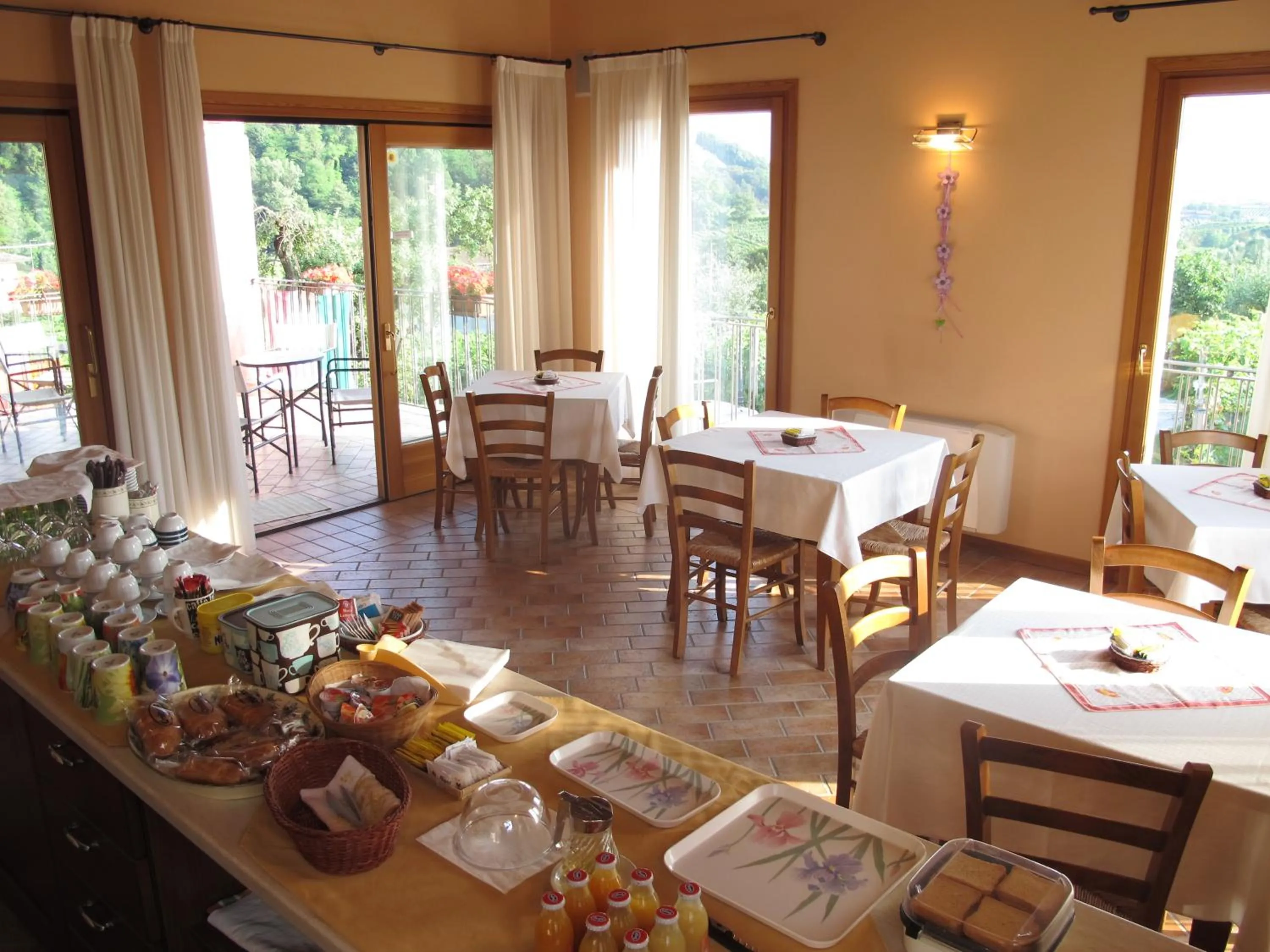 Communal kitchen in La Casa Vecchia